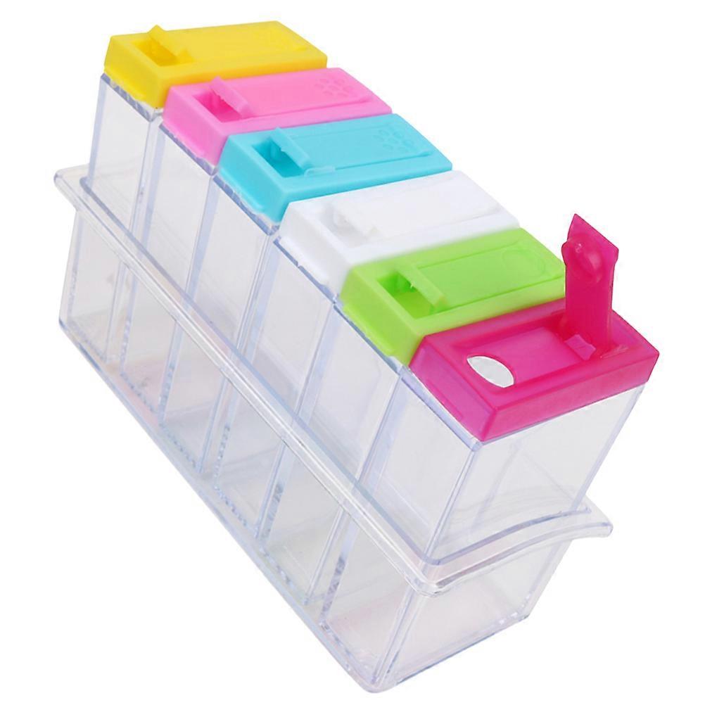 Household Spice Jars Transparent Seasoning Storage Box 1 Set