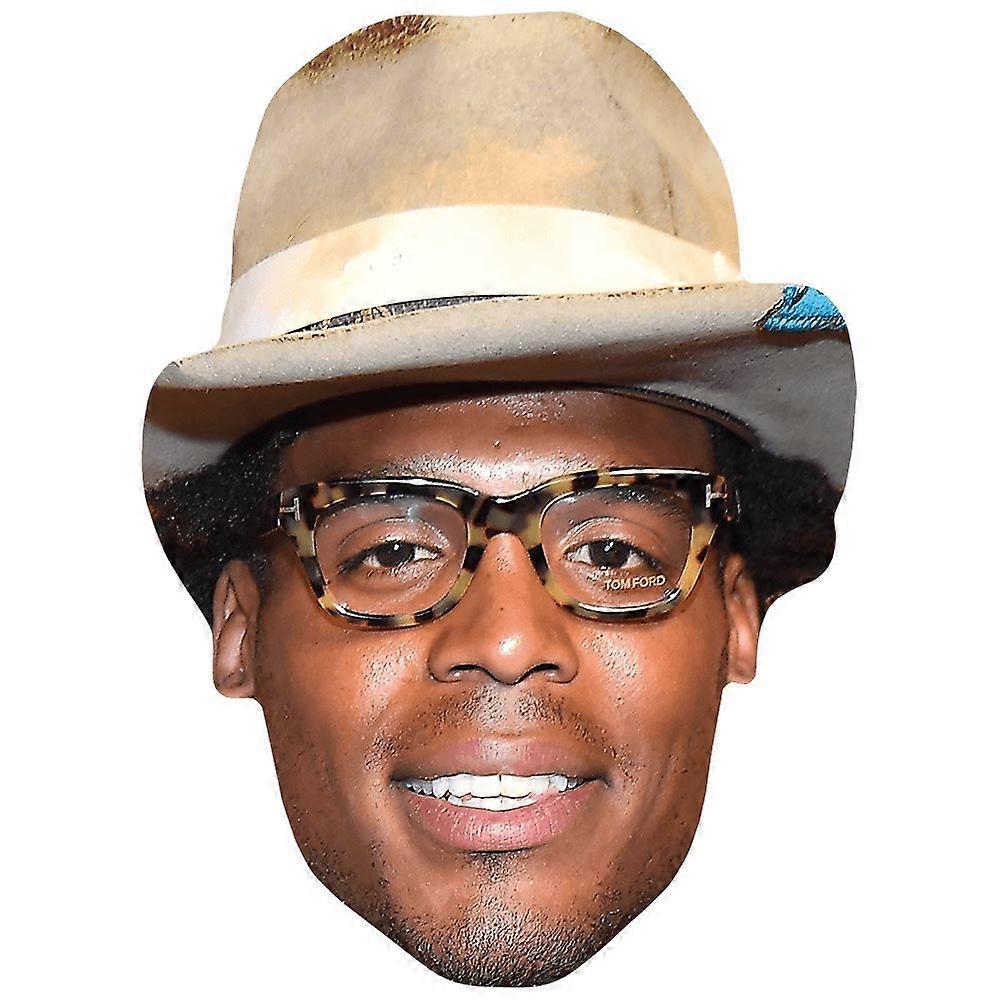 Cameron Jerrell Newton (Hat) Celebrity Mask, Flat Card Face