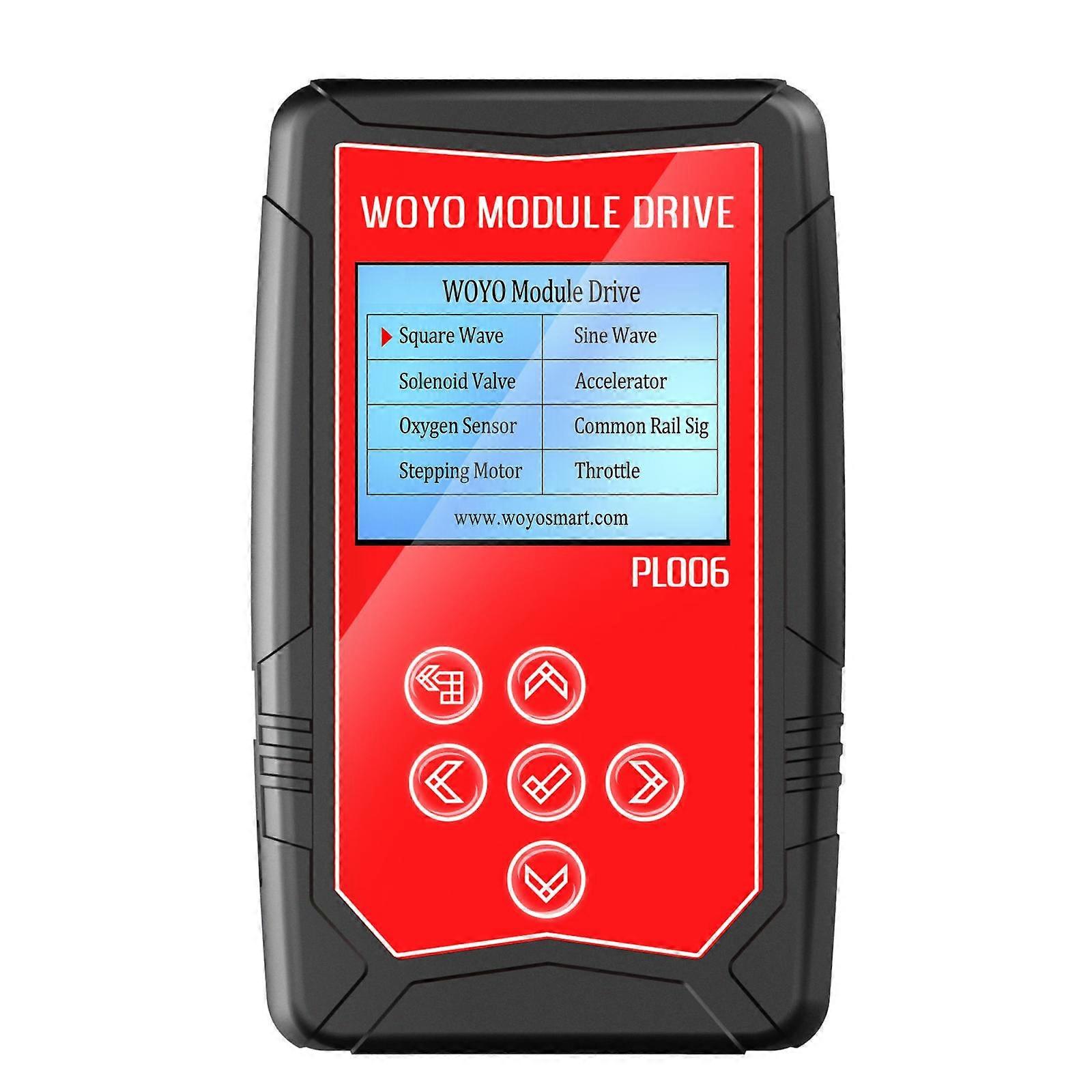 (New arrival) WOYO PL006 Automotive Component Sensor Offline Drive Tester for Automotive Maintenance and Inspection Sensors Auto tools (Black Red)