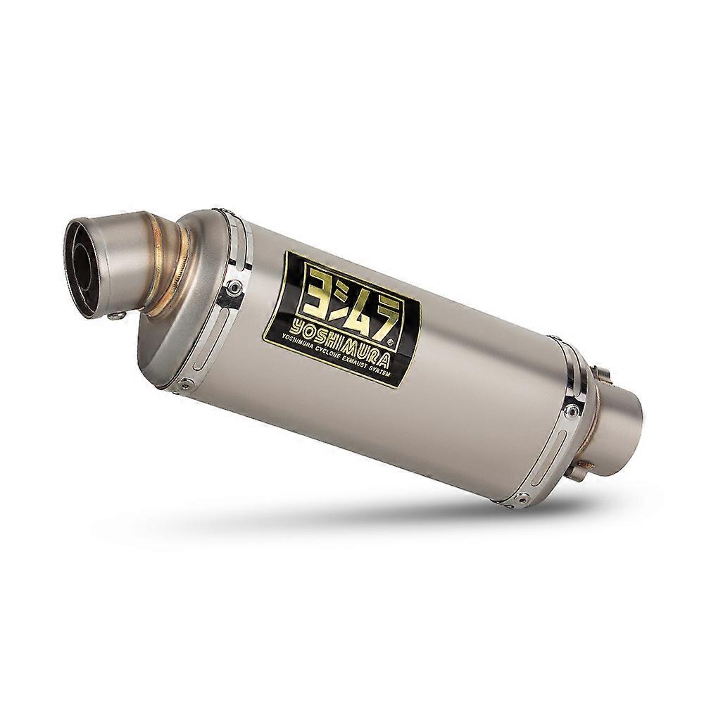 51mmユニバーサルオートバイヨシムラエキゾーストマフラーエスケープ310 370 440mmパイプ100cc-1000cc ATV GPスクーターfz6 pcx125~01190用