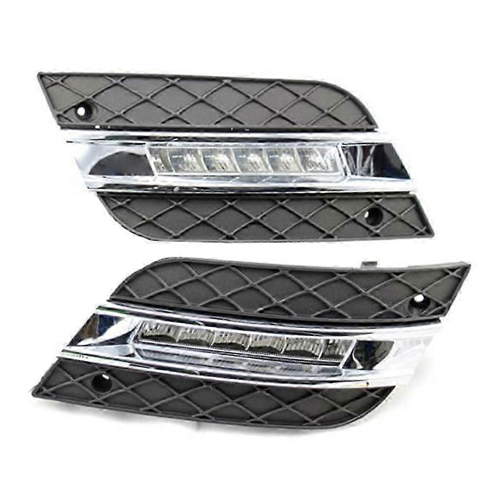 Led Daytime Running Drl Fog Lamp For Mercedes Benz Ml350 W164 Ml300 Ml320 2010-2011