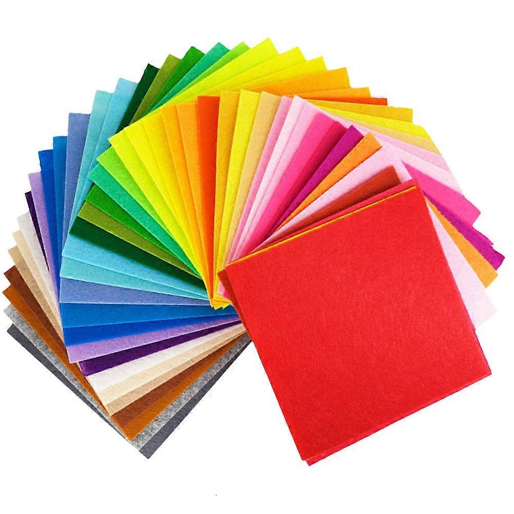 40pcs DIY Felt Sheets, Non Woven Fabric for Crafting, Sewing, Patchwork Projects – Ideal for School Activities, Decorations & Art Classes