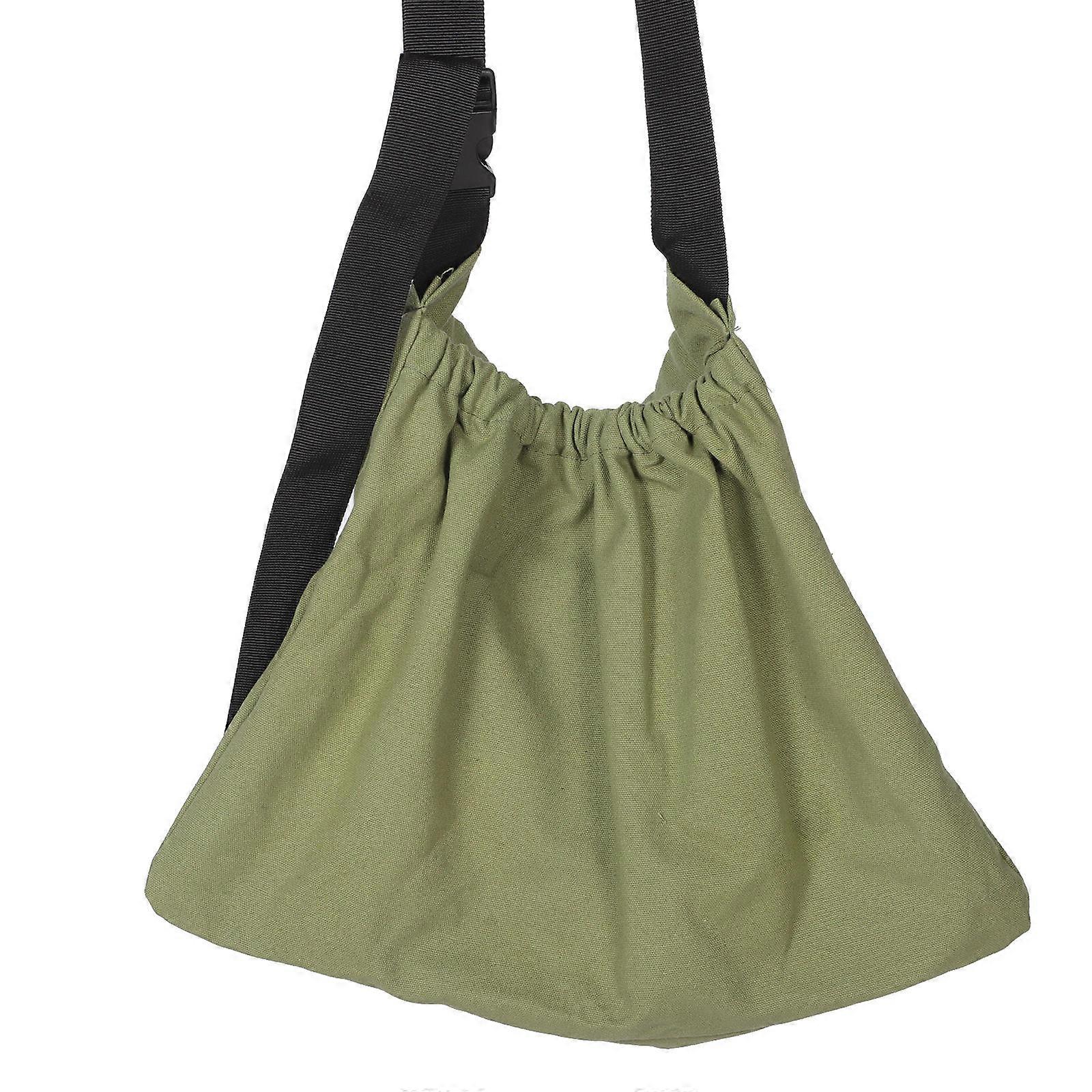 Durable Canvas Mushroom Gathering Bag & Vegetable Apron for Foraging, Gardening & Outdoor Use – Spacious Storage for Fruits, Tools & Equipment, Easy