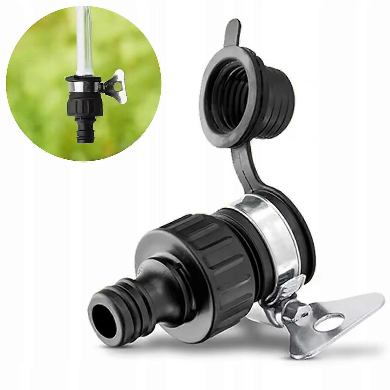 Rosfix Threadless Faucet Adapter with Adjustable Clamp | Click System | Replacement for Kärcher 2.645-256.0
