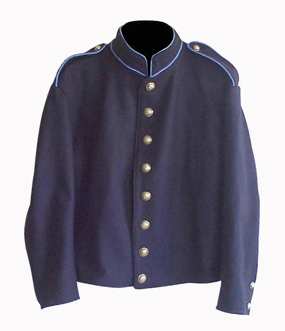 Civil War Union Infantry Shell Jacket With Shoulder Straps & Sky Trim