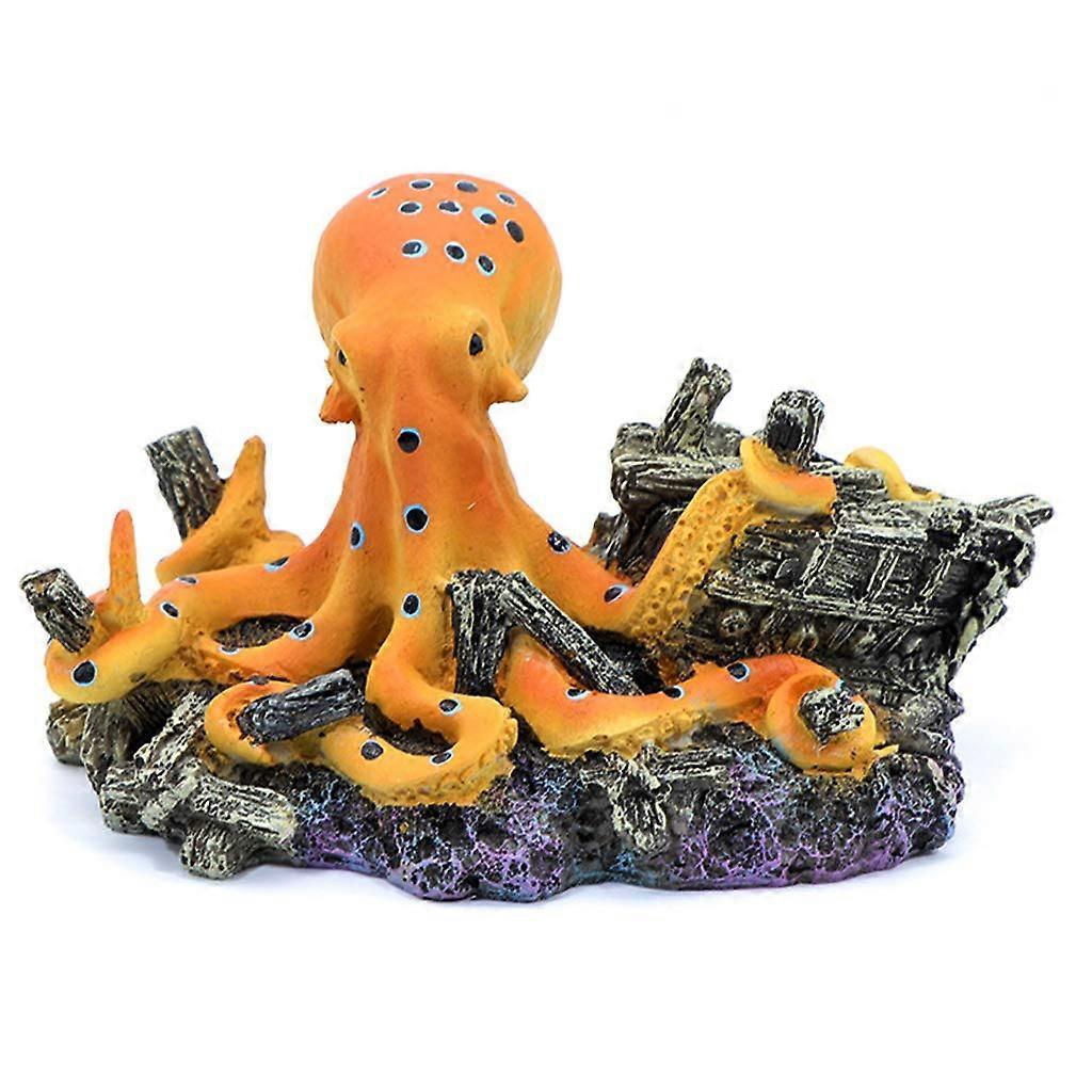 Fish Decoration for Aquarium with Resin Rock Cave, Hiding Spot, and Landscape Ornament for Freshwater and Saltwater Tanks