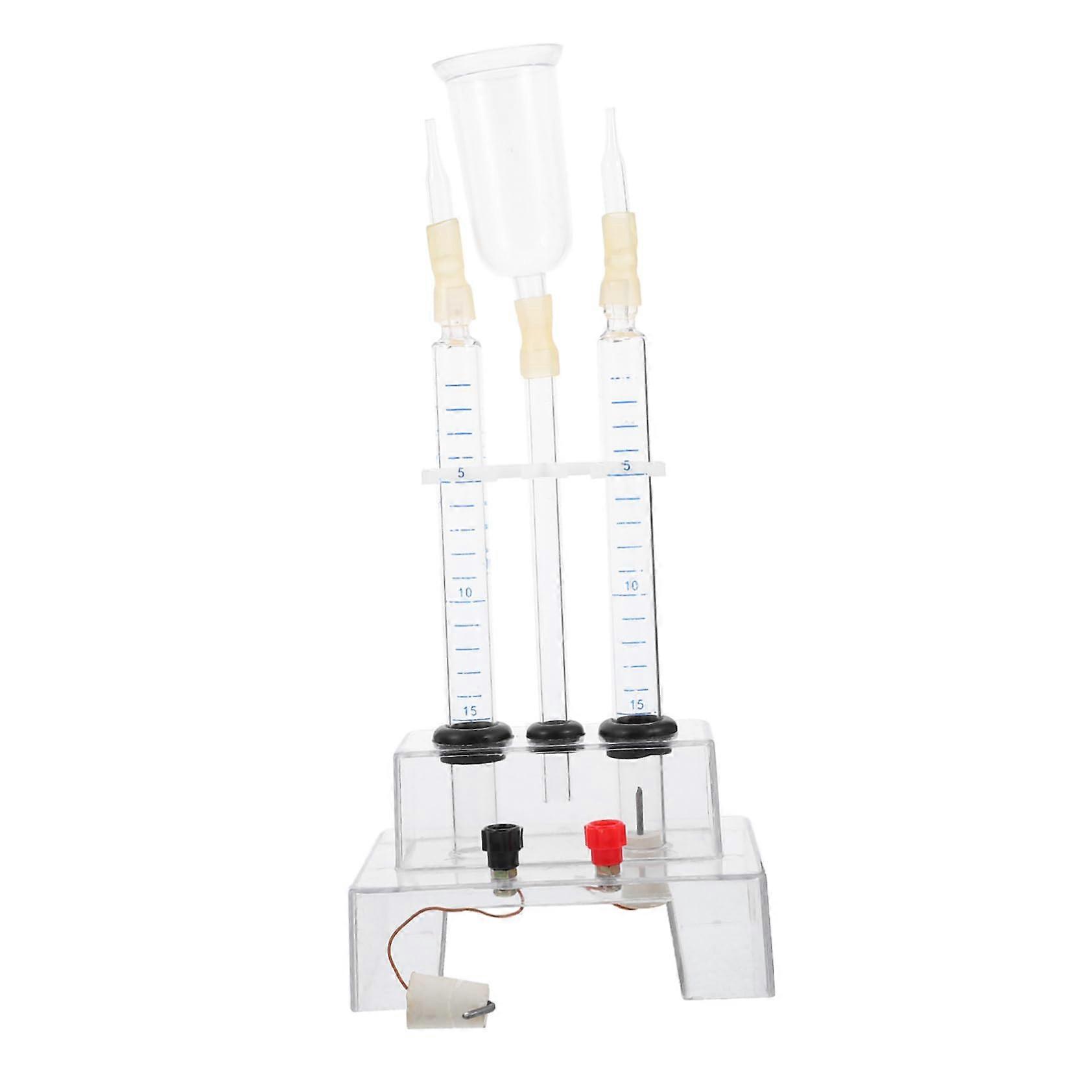 Water electrolysis device for chemistry experiments, compact demonstrator for oxygen production