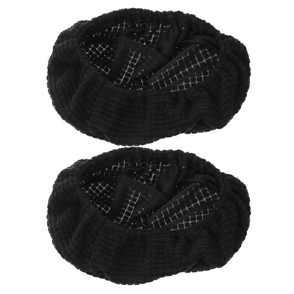 Elastic Headrest Covers 2pcs Thickened Replacement Sleeves for Office Home Chairs Easy Installation