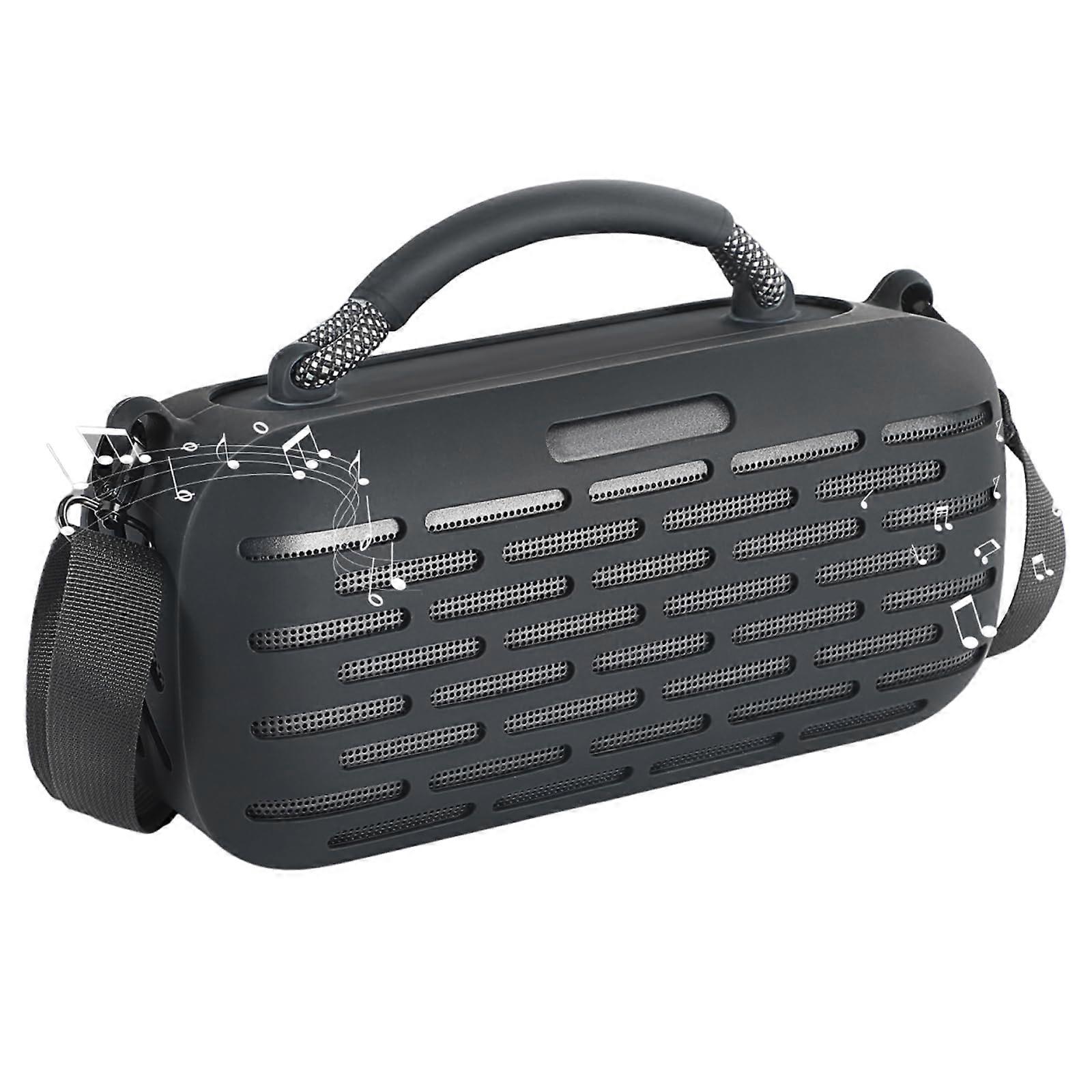 Solid Silicone Protective Case for Players, Portable Speaker, Easy Maintenance, Non-Slip Accessory, Compatible with Various Models