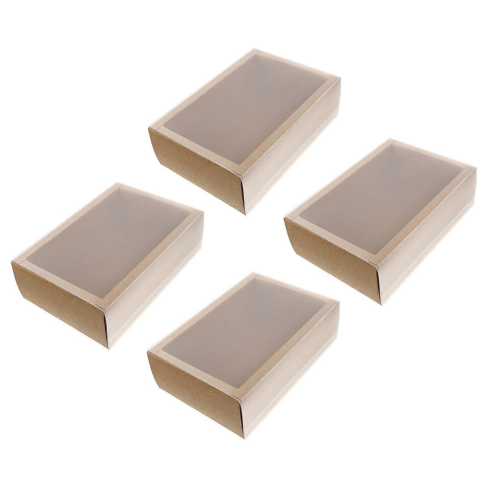 12Pcs Portable Gift Boxes Simple Jewelry Display Drawer Design Soap Boxes