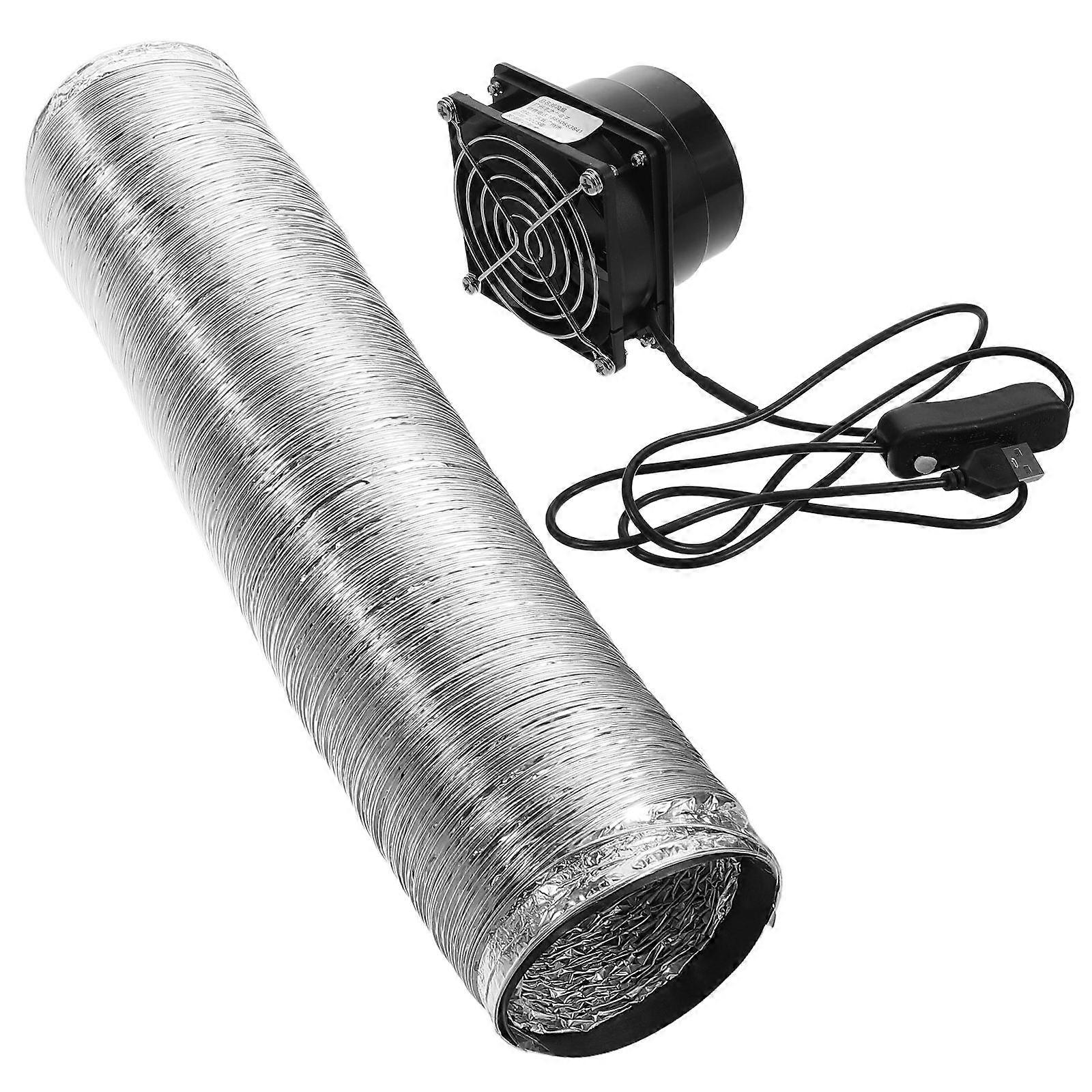 USB Exhaust Fan with Adjustable Speed – Compact Air Purifier for Kitchen, Bathroom & Workshop Ventilation – Efficient Air Quality Improvement Design