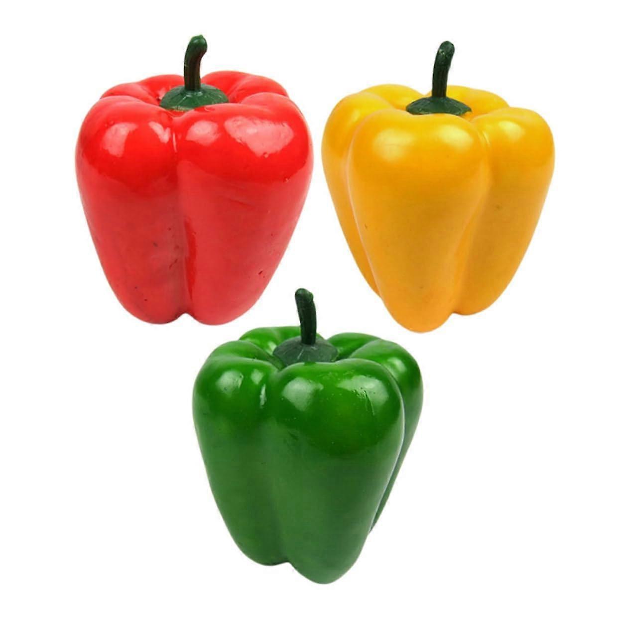 simulation model paprika, fake paprika, mini pepper, artificial pepper