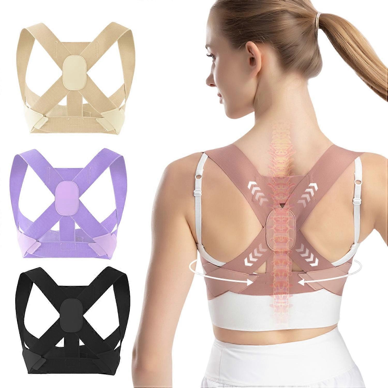 Posture Corrector Adjustable Body Posture Correcting Brace Invisible Upper Back Support Shoulder Str