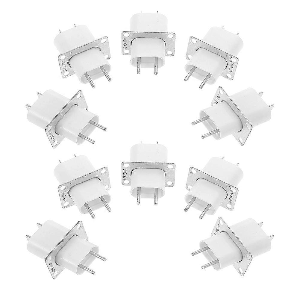 10pcs Microwave Oven Magnetron Terminal Pin Socket Converter Parts for Easy Repairs, Compact Design for Secure Connections and DIY Enthusiasts