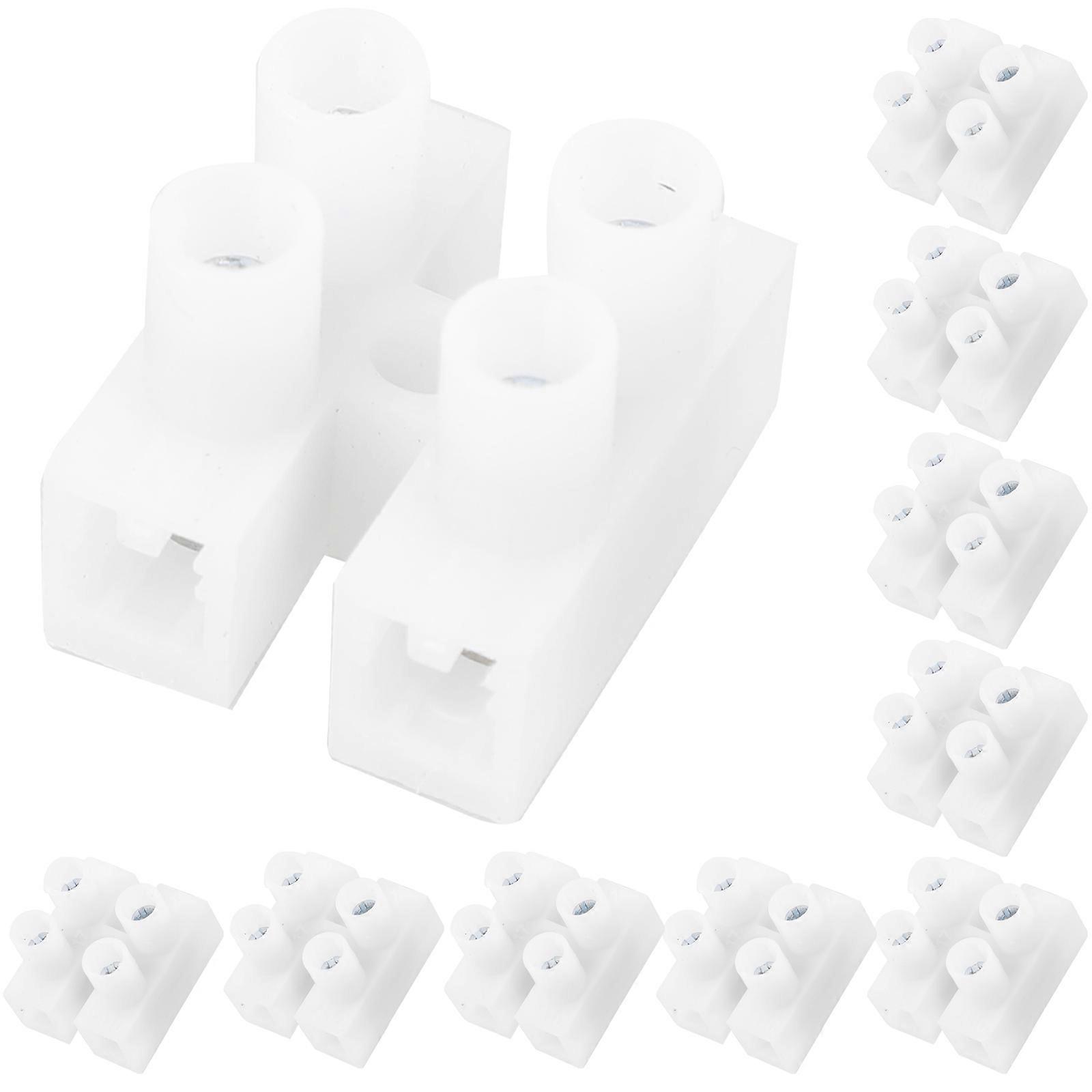 Quick Connect Wire Connector Electrical Components Lighting Home Appliances 1.9X1.6cm High Conductivity 100Pcs