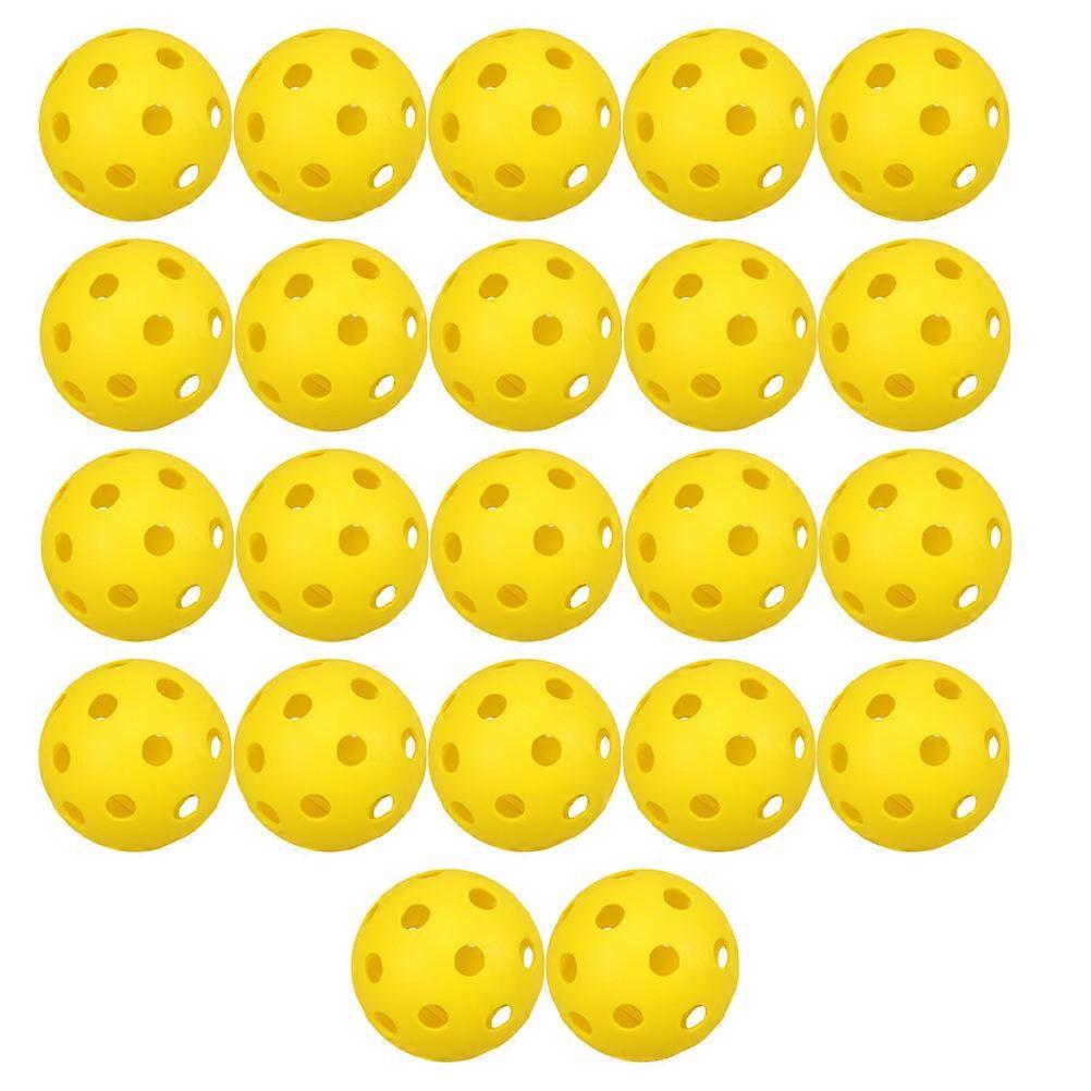 Wear-Resistant Practice Golf Balls Round Shape for Indoor and Outdoor Use 22Pcs