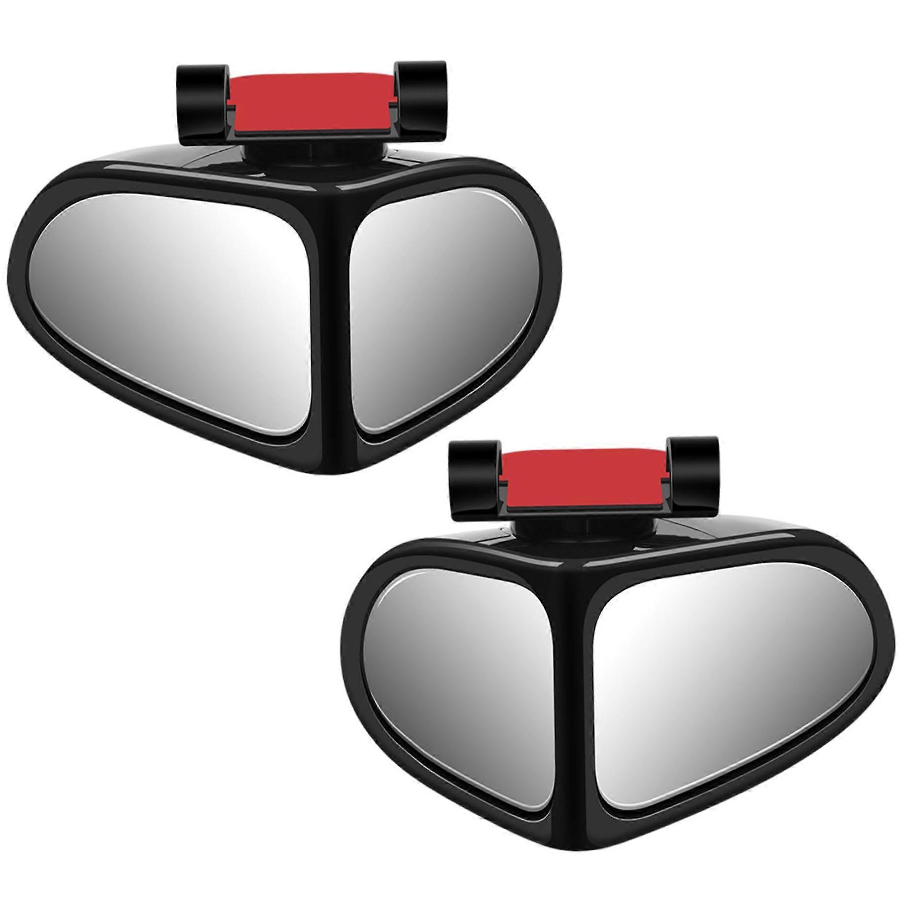 Auto Blindfleckspiegel Two-Piece Blind Spot Mirror, 360-Degree Adjustable, ABS Double-Sided Glass, Front And Rear View