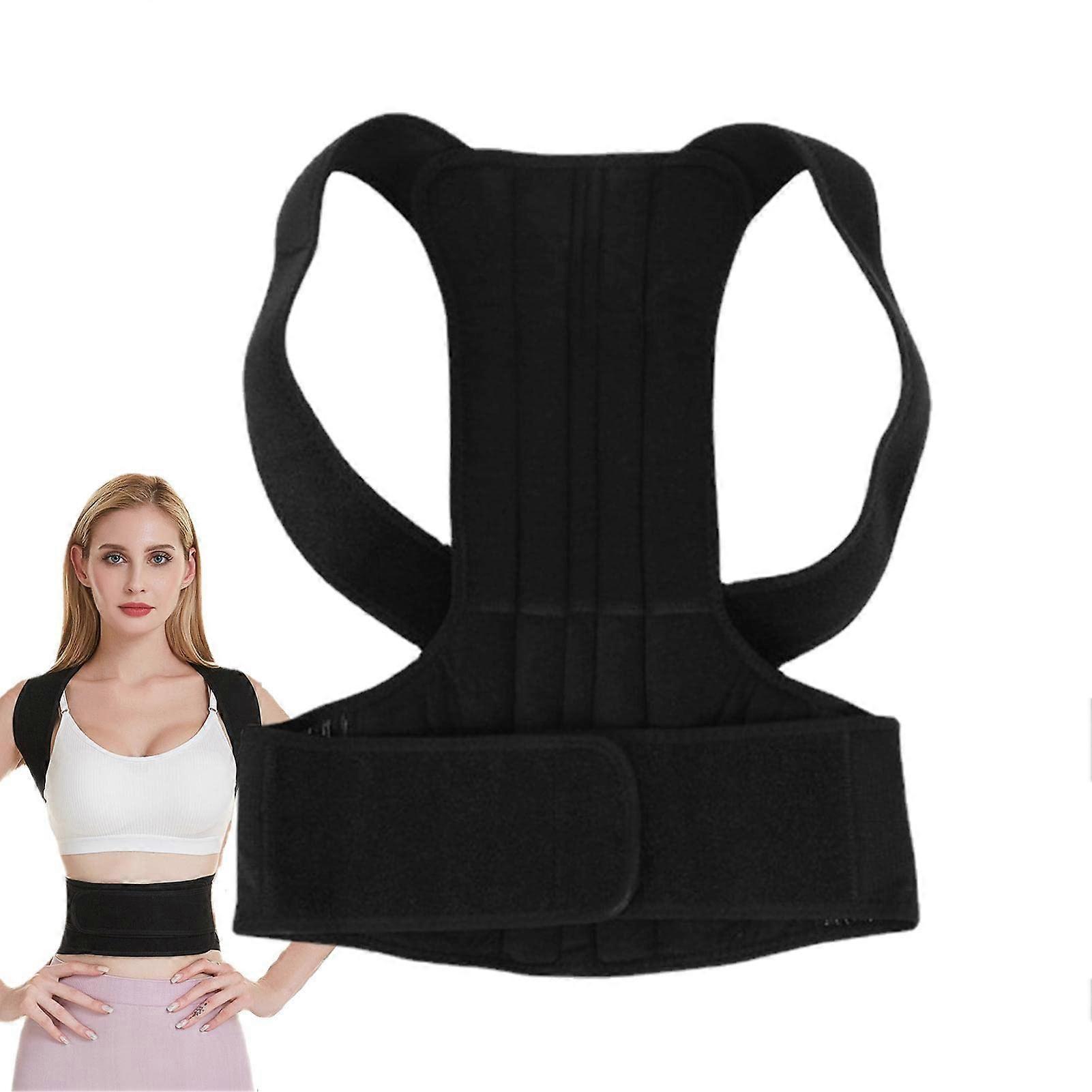 Back Support Adjustable Posture Trainer for Men and Women - Breathable Design for Comfortable Upper Back, Shoulders, and Neck Support