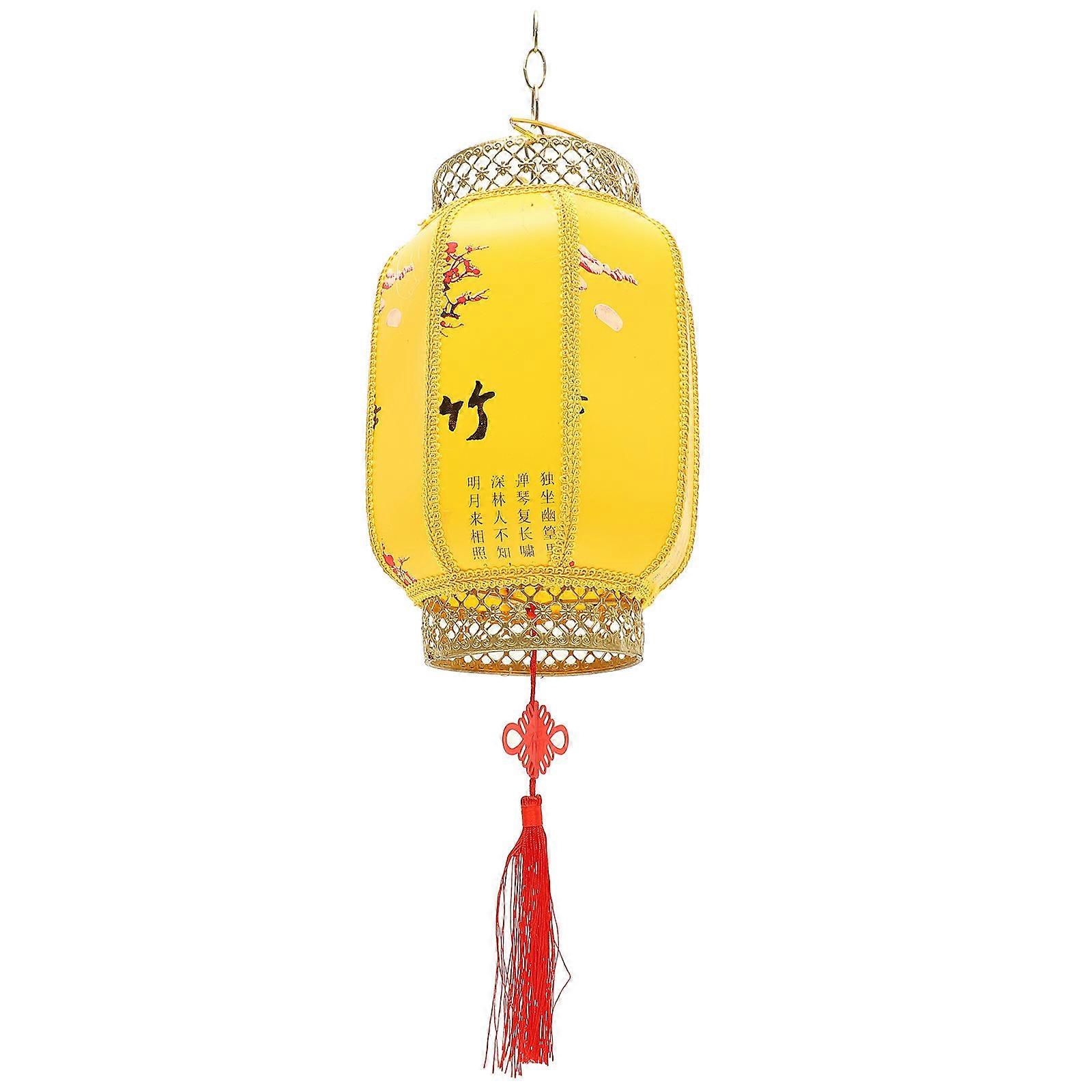 1 Set Elegant Ancient Lantern Style Illuminated Pendant Light