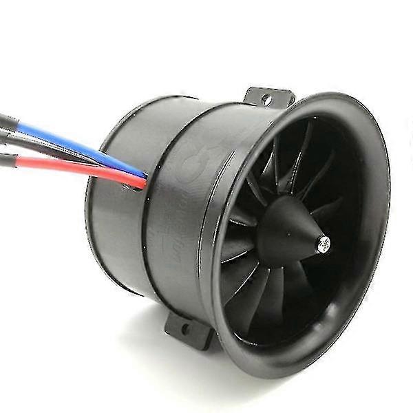 Powerfun 70mm 12-Blade Ducted Fan EDF Unit with 4S 3400KV Brushless Motor for RC Airplane - yuhao