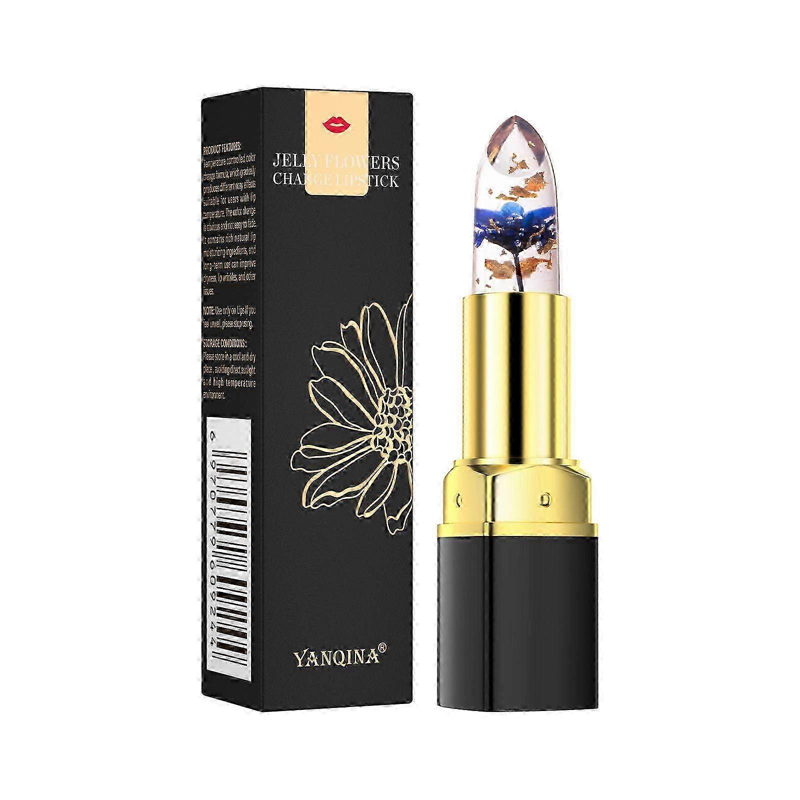 Temperature Change Flower Jelly Lipstick & Moisturizer - Long-Lasting Nutritious Color Change Lip Balm & Gloss by HarmonyHub446