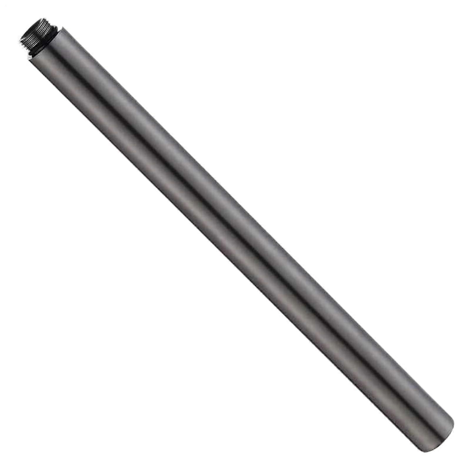 Duschkopf Verlängerung Arm Edelstahl - Verchromte Duschkopf Extender mit Verriegelungsmuttern für Standard Duschköpfe Grey