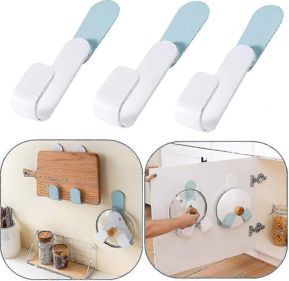 Support de rangement auto-adhésif mural (ensemble de 3) (Kui)