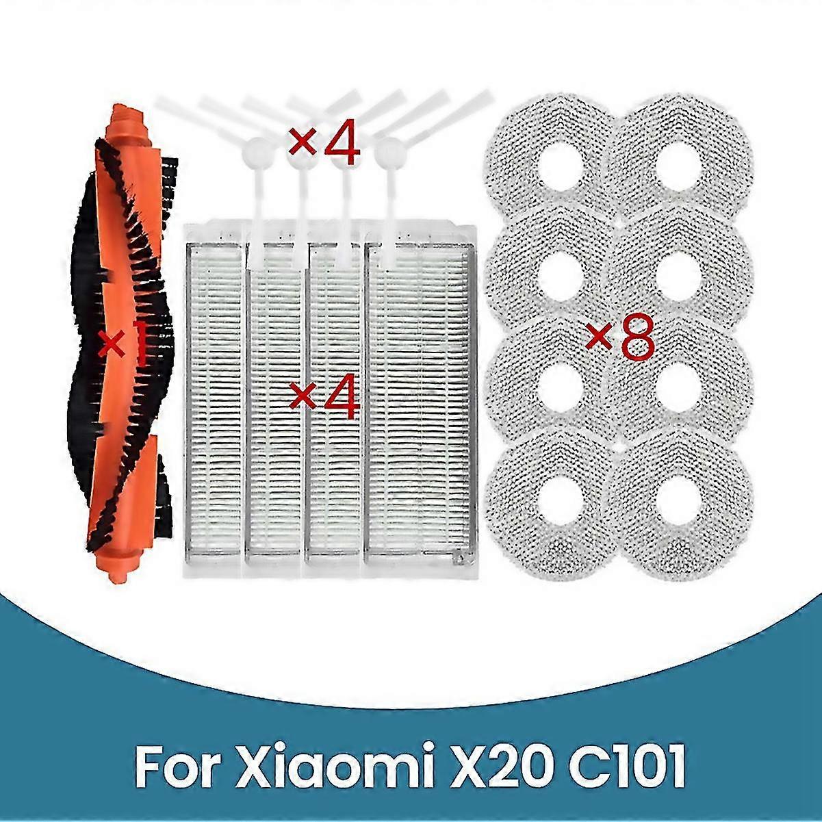 For Xiaomi X20 C101 Sweeping Robot Kit Spare Parts Accessoriesspare Part