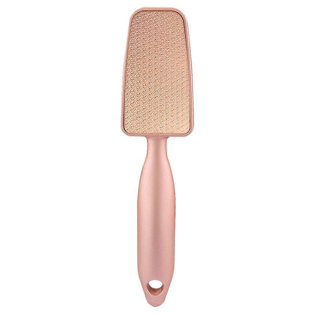 Rose Gold Foot Scrubber for Home Use Effortlessly Removes Dead Skin with ABS Material Lightweight and Portable 4.3 Inches