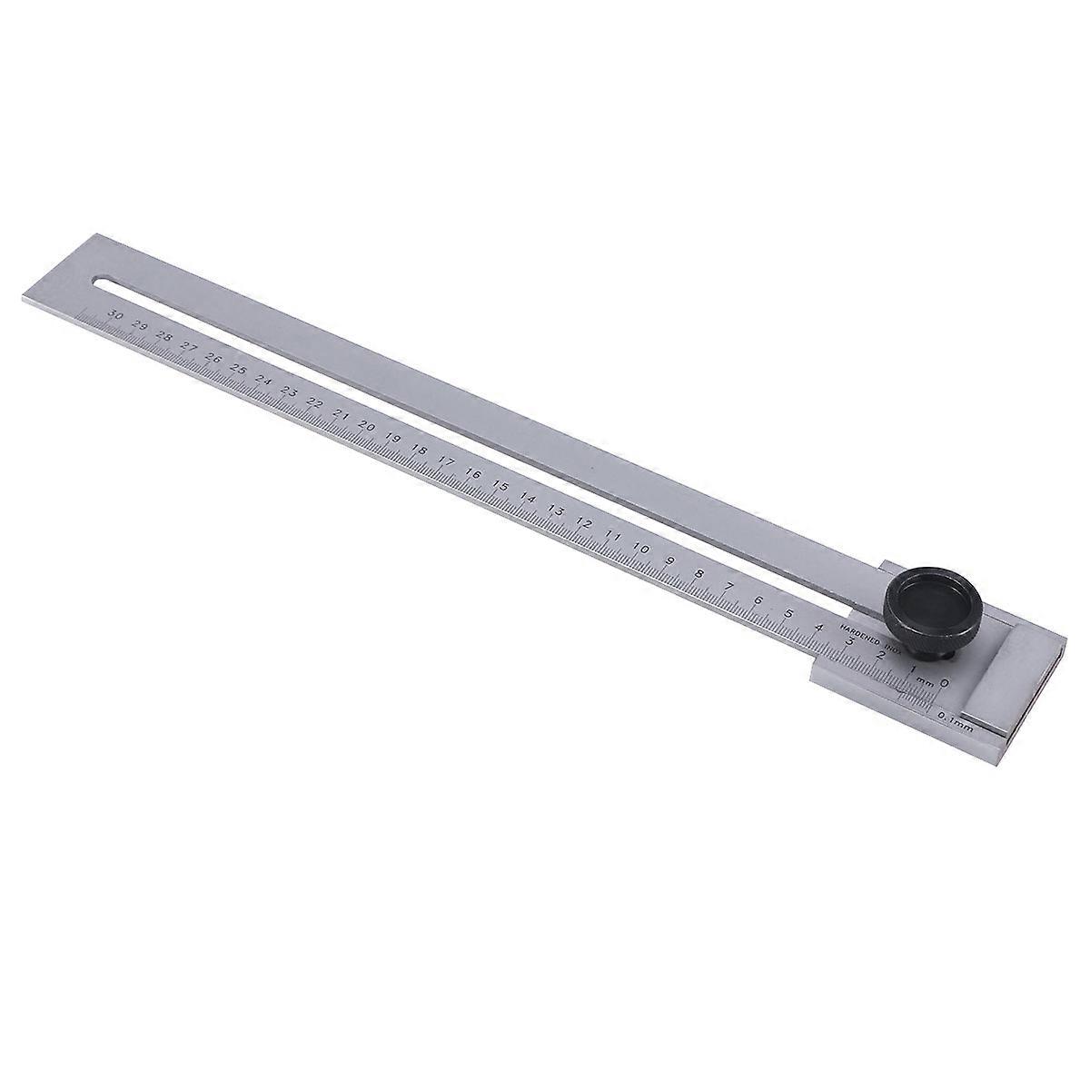 Stainless Parallel Ruler Marker for Accurate Line Marking on Planks and Steel Plates – Durable Gauge Tool with Thumb Screw Locking System