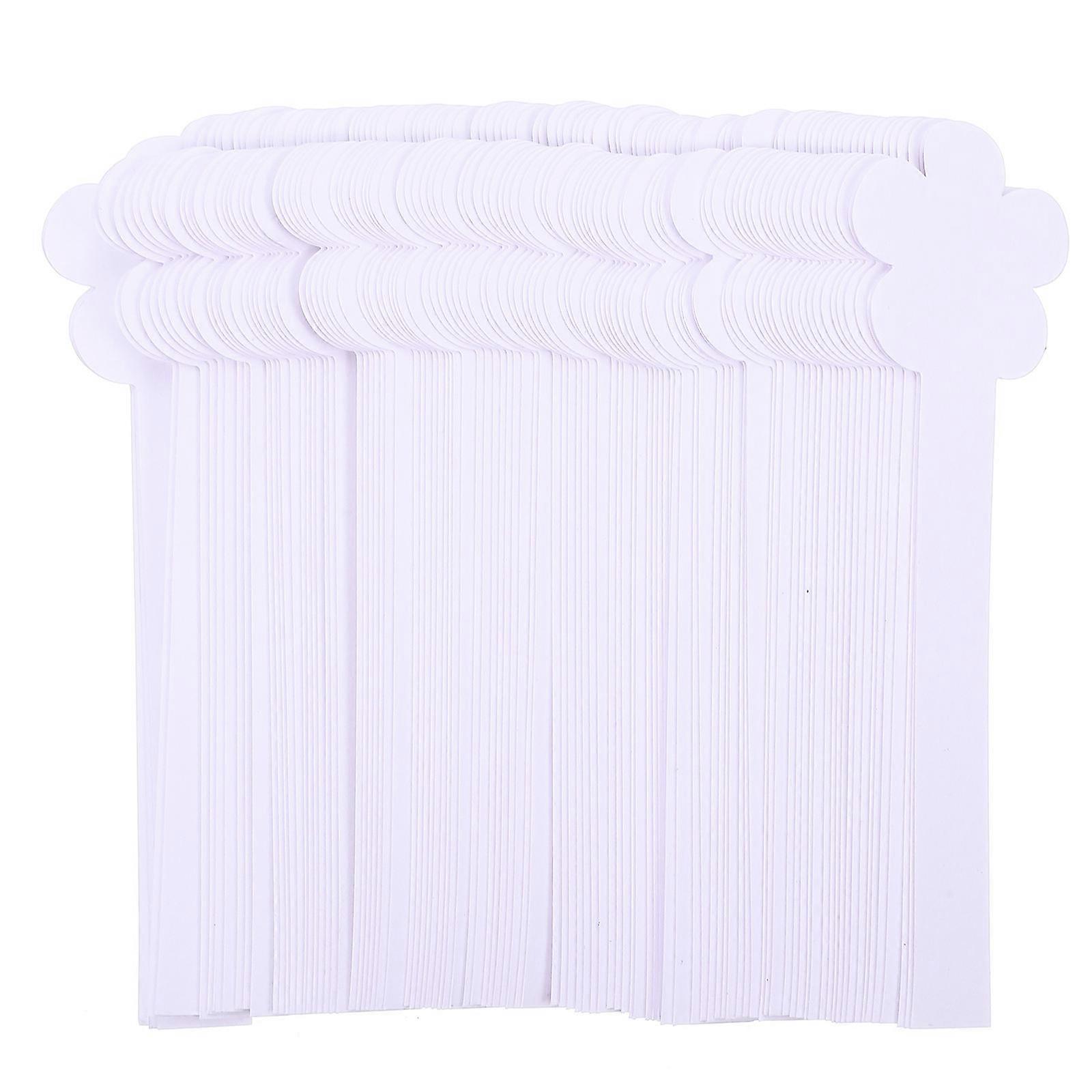 Essential Oils Testing Paper 100Pcs Aromatherapy Testing Strips Flower Shape White Durable Quality
