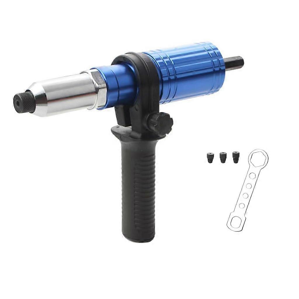 Rivet Tool Adapter Set Turns Drill Bits Into Riveting Tool For Quick Installation On Aluminum Steel Plastic