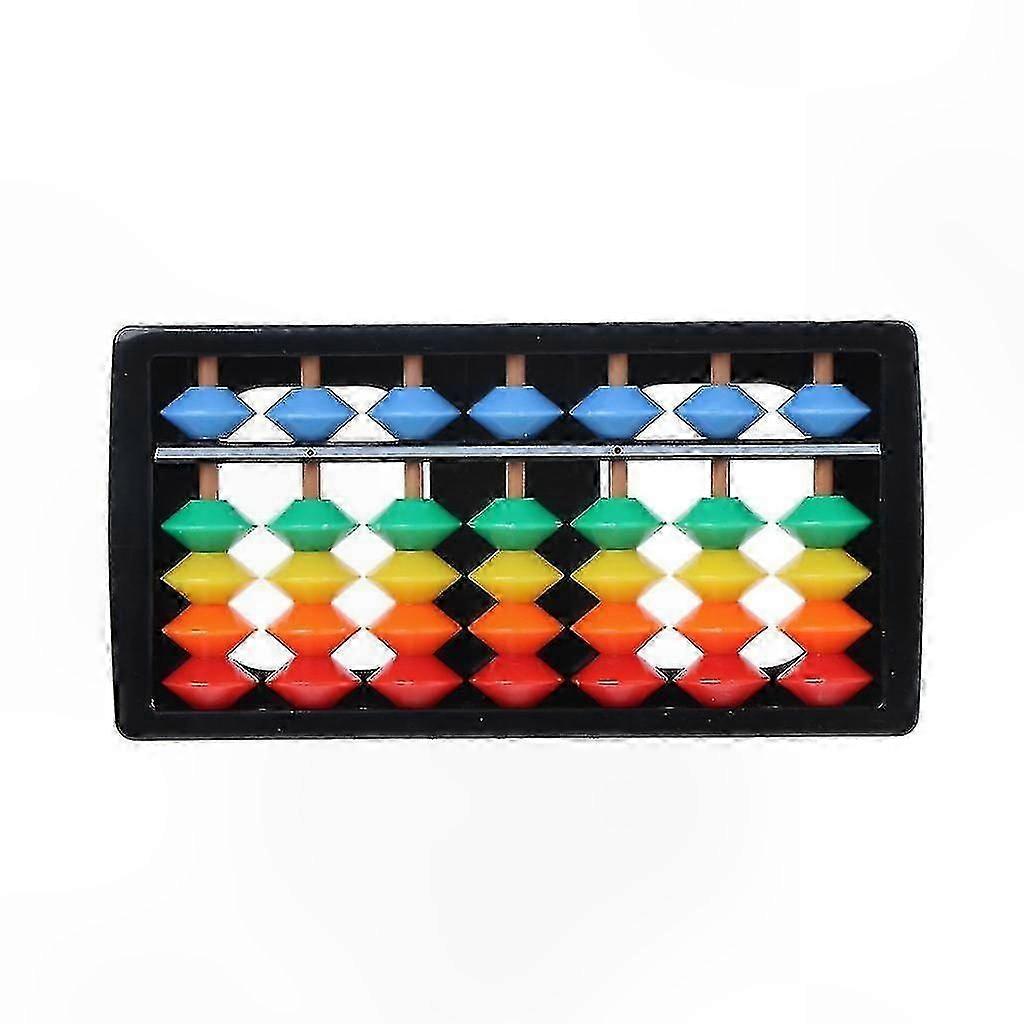 Math Teaching Tool: 7-Column Abacus for Kids' Brain Development & Learning Activities