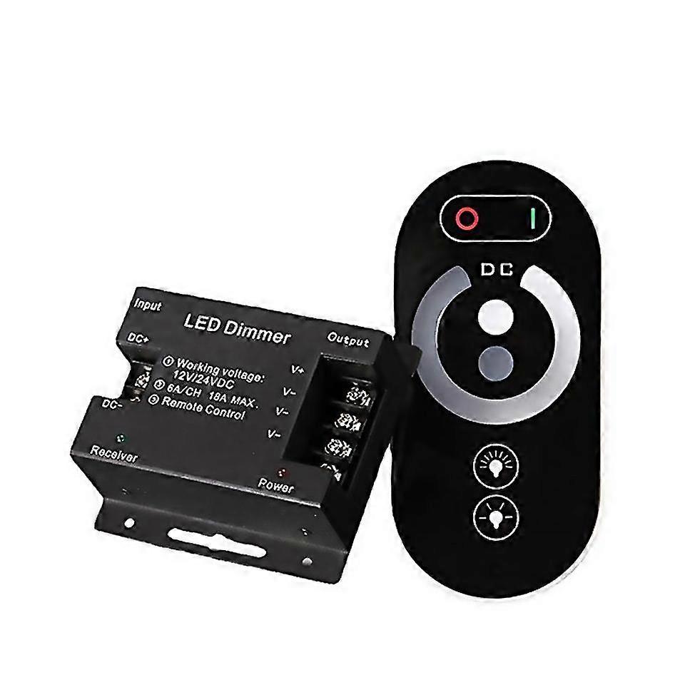 For Portable Led Touch Dimming Controller 6 Keys Rf Wireless Remote Control Led Monochrome Strip Lig
