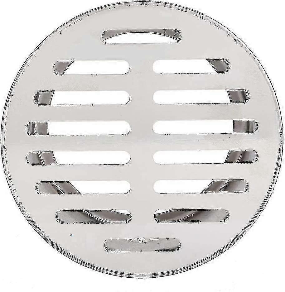 Gulvavløp Rustfritt stål Anti-blokkerende gulvavløpsdeksel Gulvavløpssil for utendørs bruk (110 flat munn)-Yvan