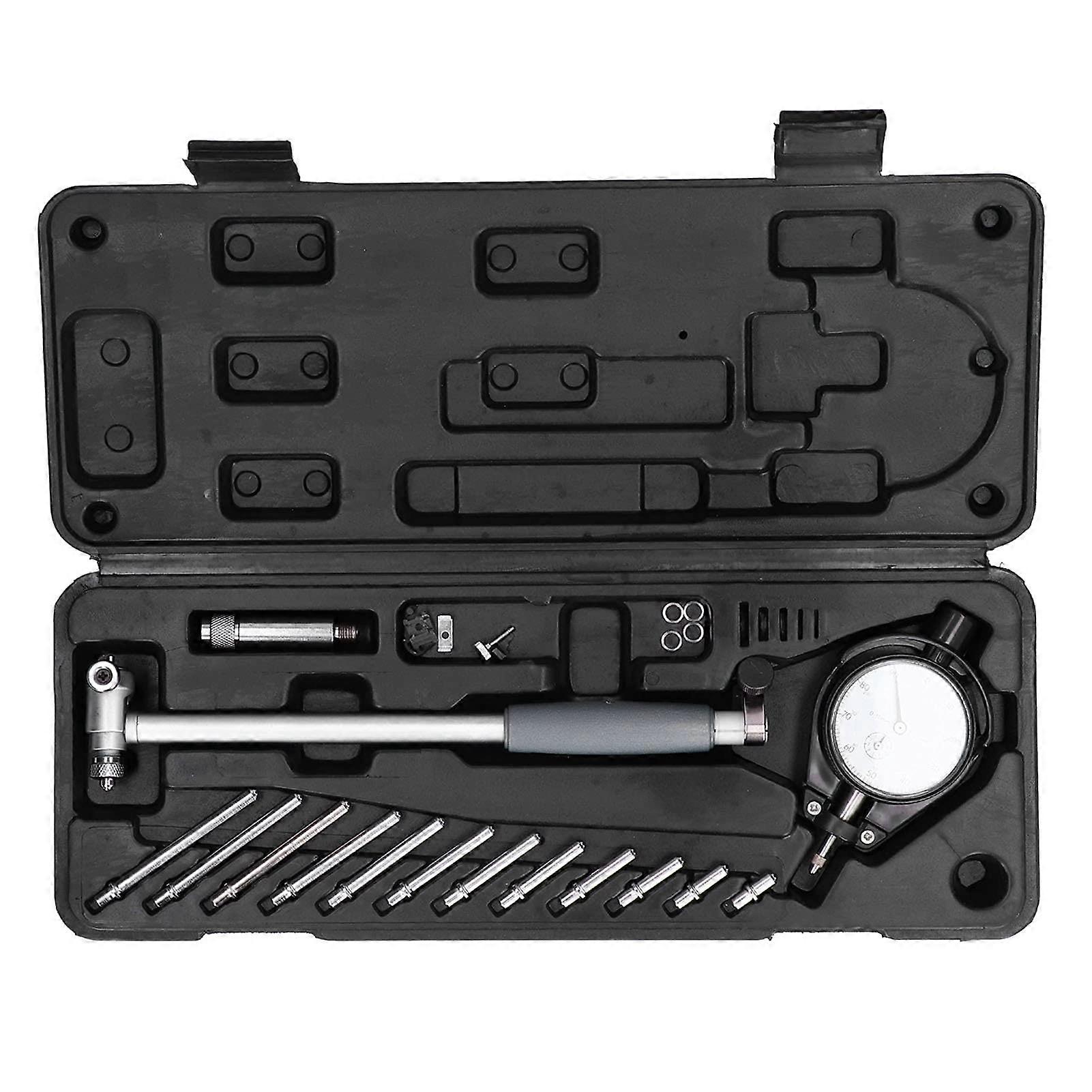 Precision Dial Indicator Measuring Tool, High Precision Aluminum Alloy, 0.01mm Accuracy, 50-160mm Calibration Range