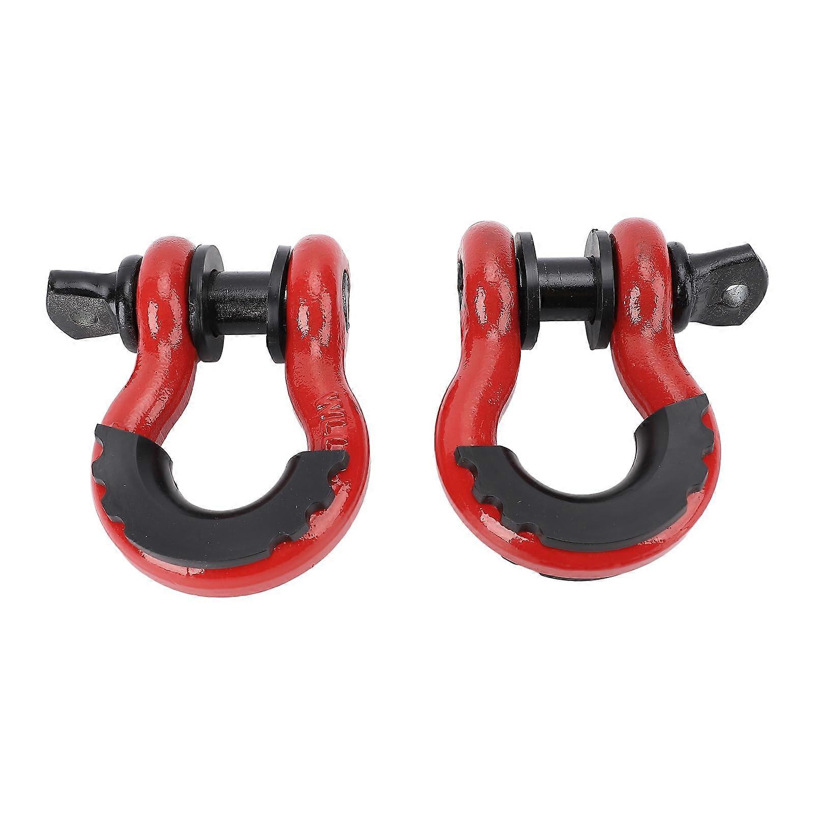 3/4inch carbon steel Dring shackle with threaded pin, 8800 lbs load capacity