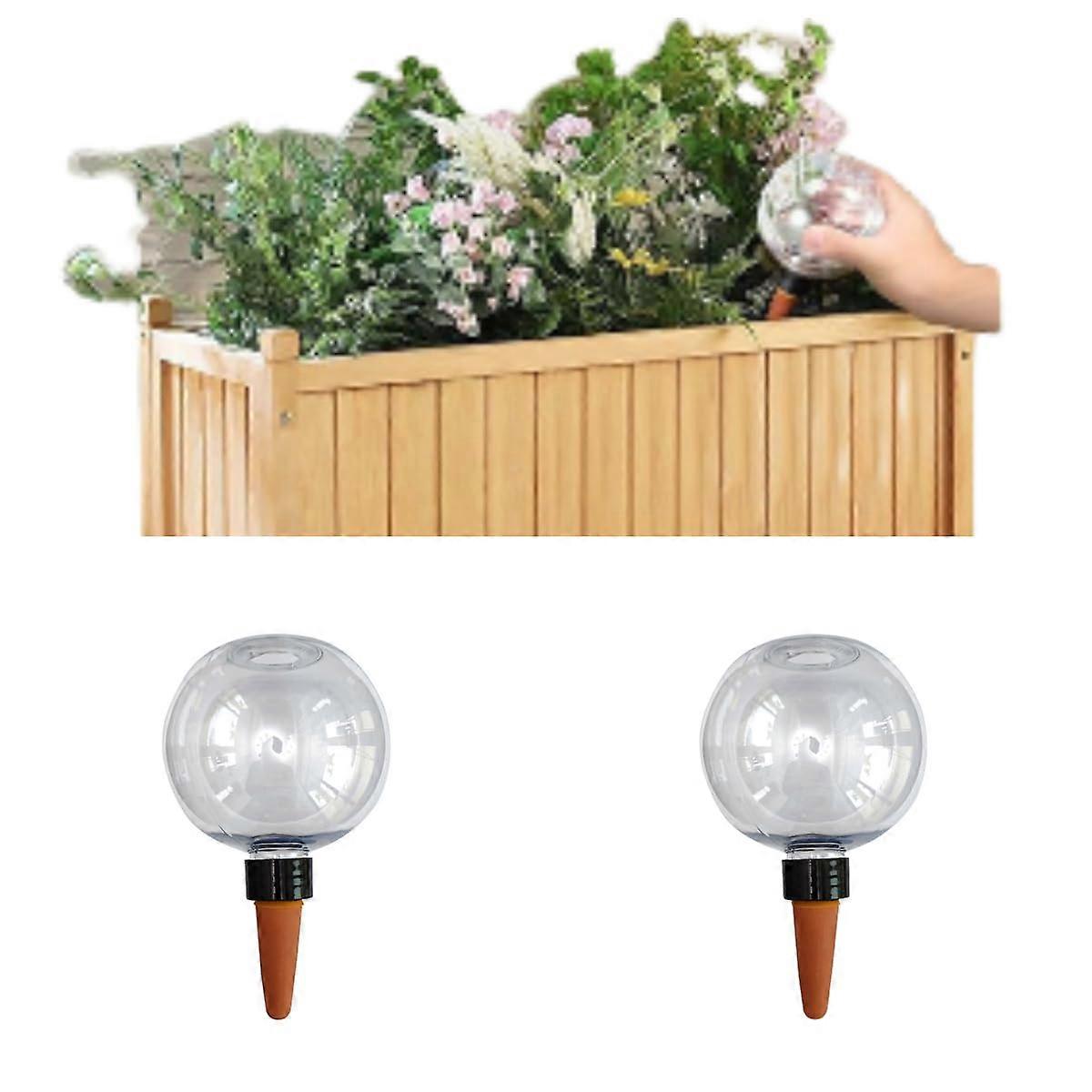 Automatic Watering Device 500ml Self-Watering Bulb With Slow-Release Control Indoor Outdoor Plants Drip System (2pcs)