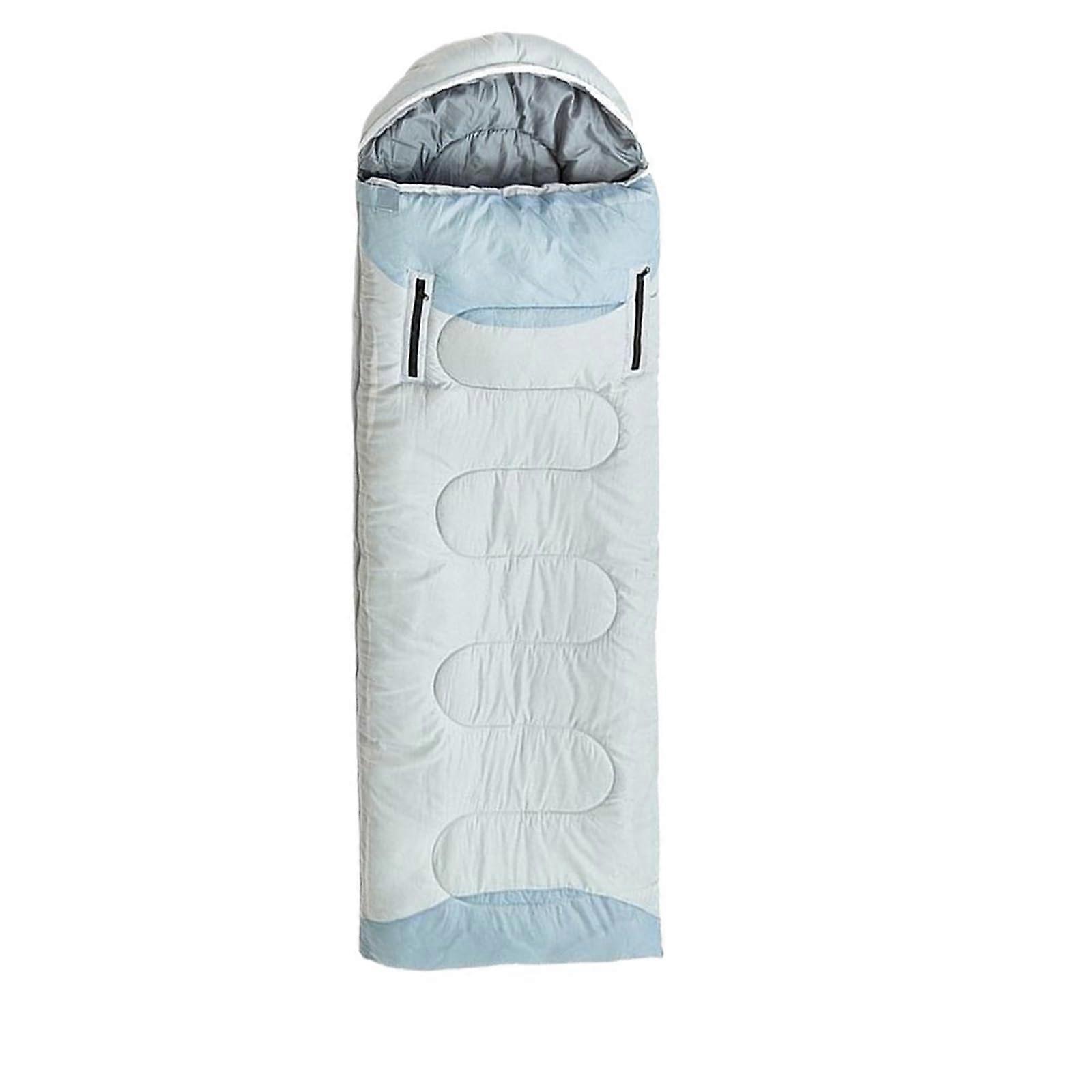 Sleeping Bag Ultralight Packable For Winter Camping, Backpacking And Outdoor Travel - Blue