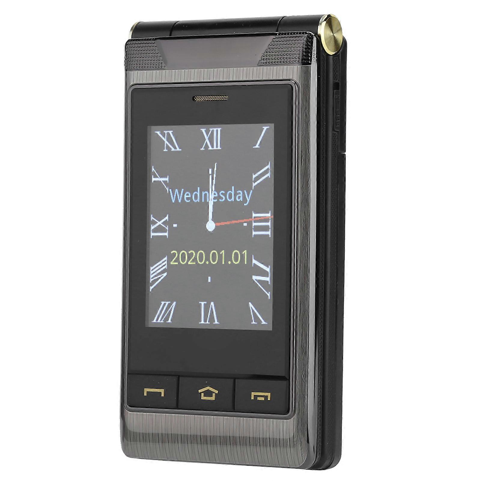 G10-1 Flip Phone: Dual Screen, Large Keys, 5900mAh Battery, 4G, Ideal for Seniors