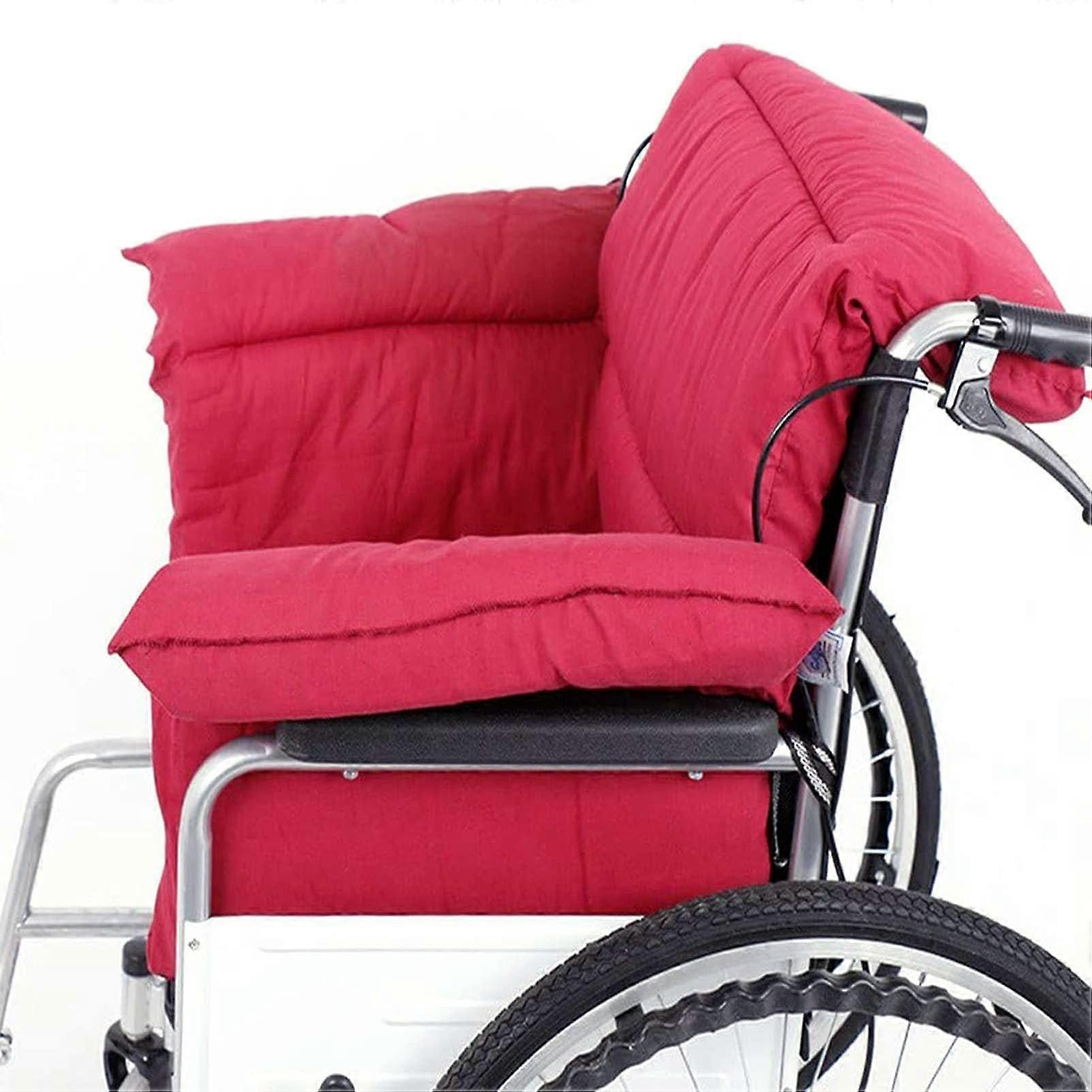 Pressurerelieving wheelchair cushion with back support, washable integrated cushion for sciatica