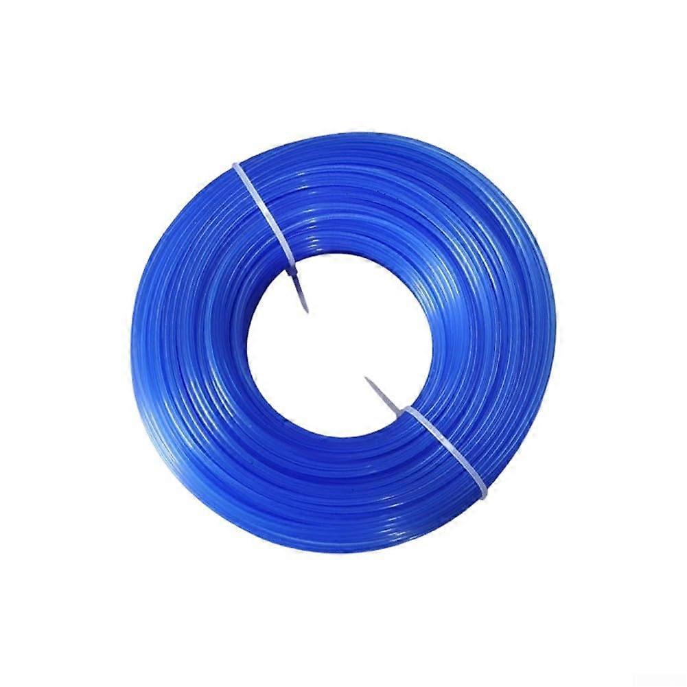 Trimmer Line 100m Length For Lawn Trimming Low Noise Dual-Polymer Nylon Core Blue