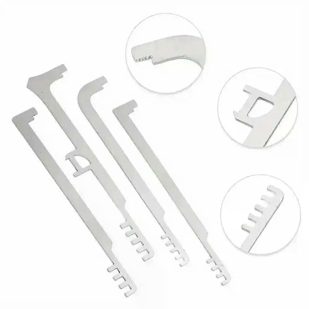 Compact Lock Picking Set Rust-resistant Comb Picks Automotive Pick Hook Versatile Professional Mini Hooks Remover Kit