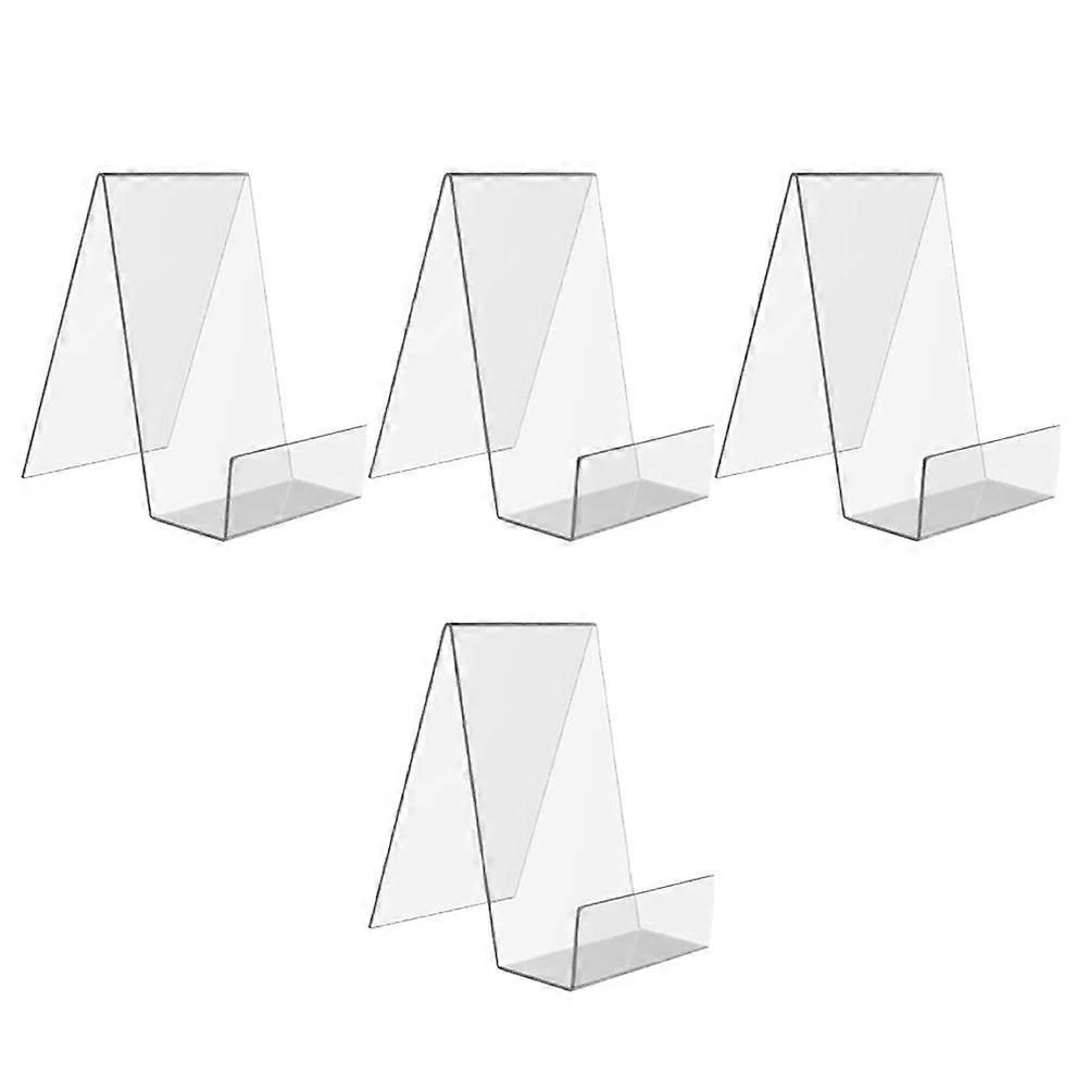 Acrylic Transparent Display Shelf Storage for Small Artworks Showroom 4Pcs