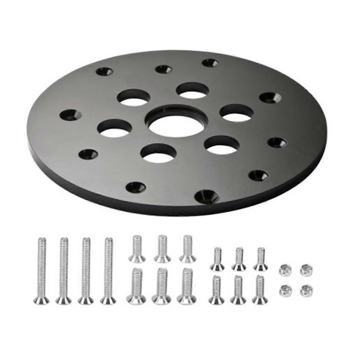 Guide Bushing Router Plate Router Plate Features 1-1/4inch Center Opening to Accept Guide Bushings-