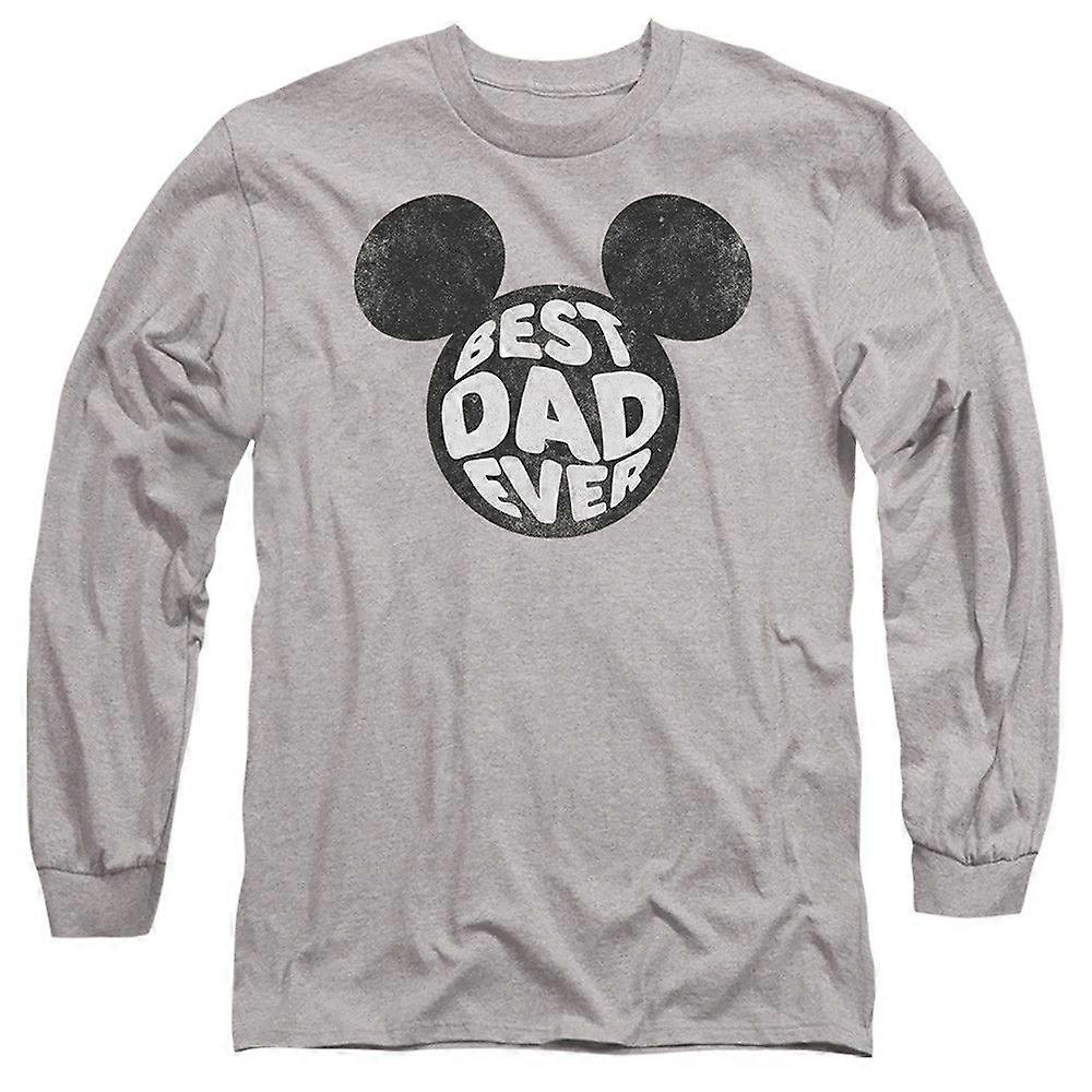 Mickey Mouse Best Dad Ever Long Sleeve T-Shirt TTXX1576