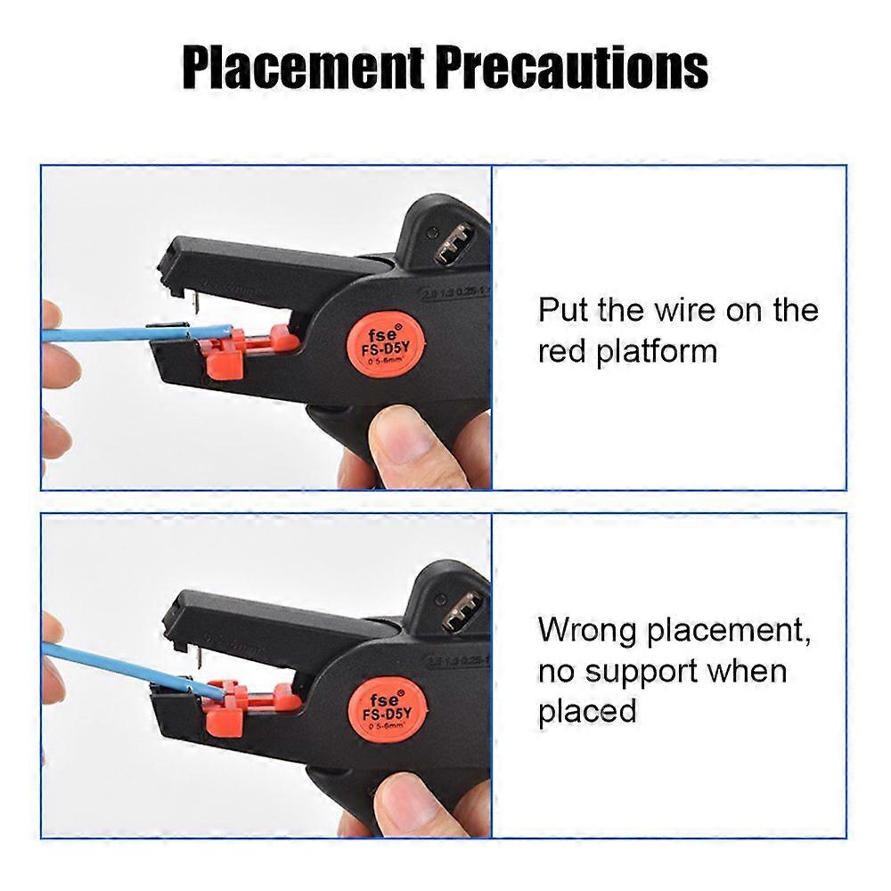 Reinforced Nylon Portable Wire Stripper Multifunction Cable Stripping Pliers Ferrule Cutting Tool