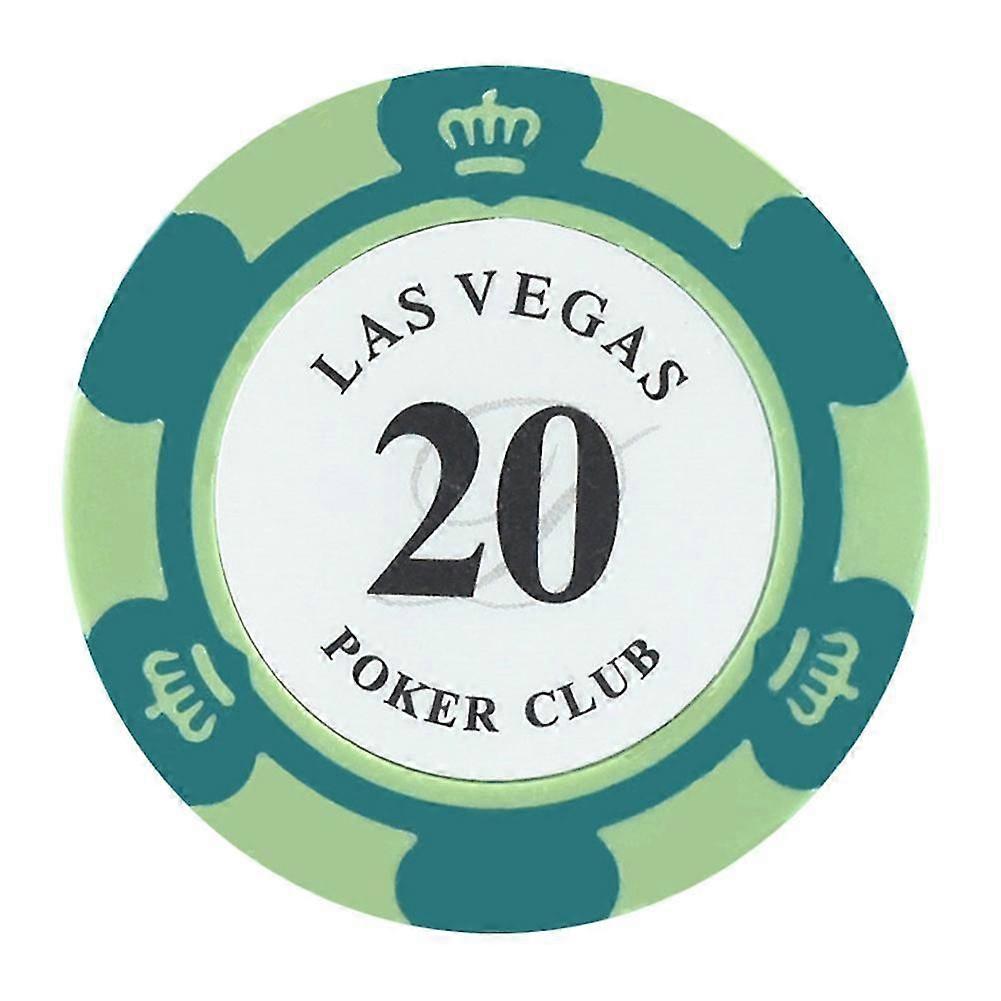 100-Pack Multi-Denomination Casino Chips - Portable Gambling Set