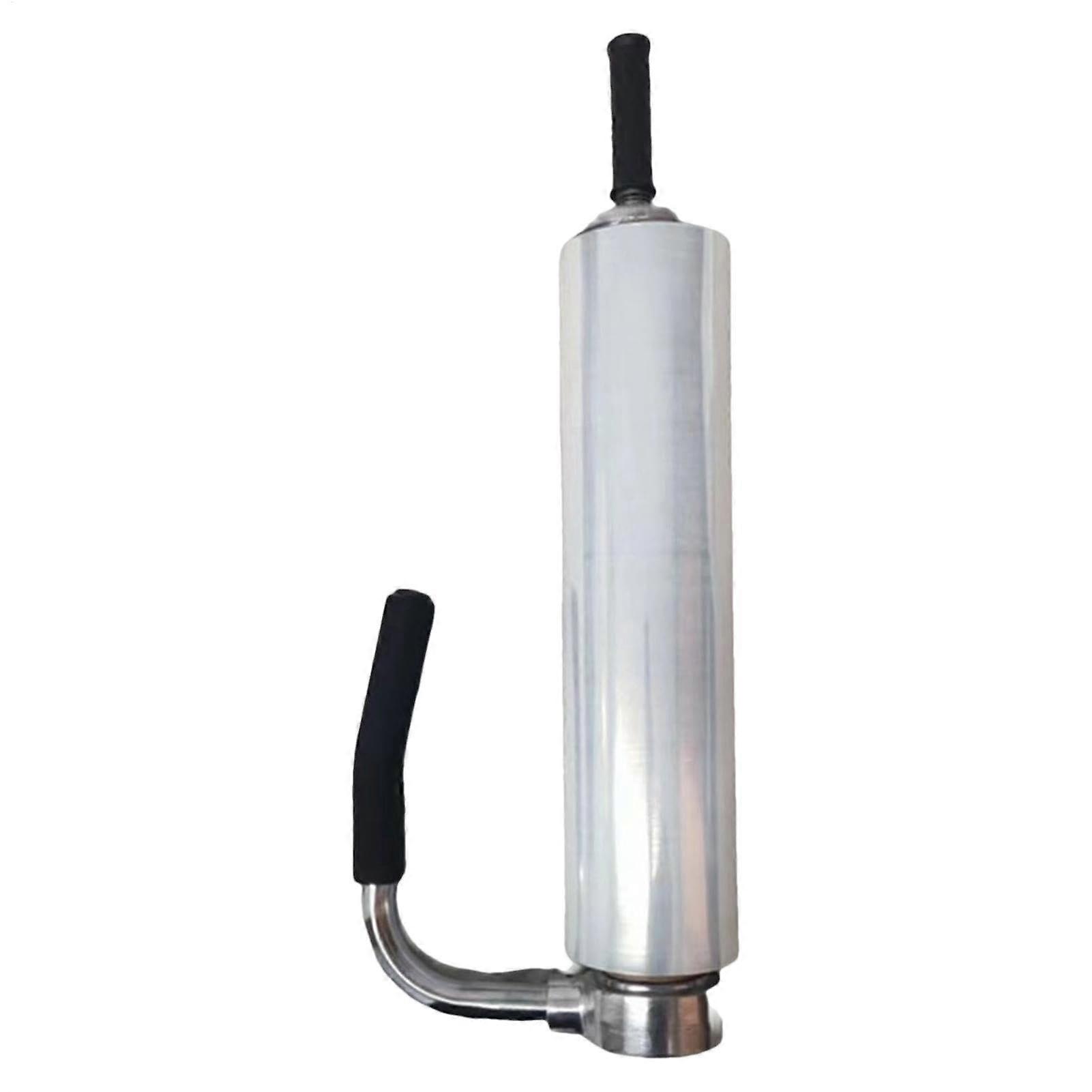 Adjustable Tension Stretch Film Holder with Extended Ergonomic Handle for Warehouse Packing