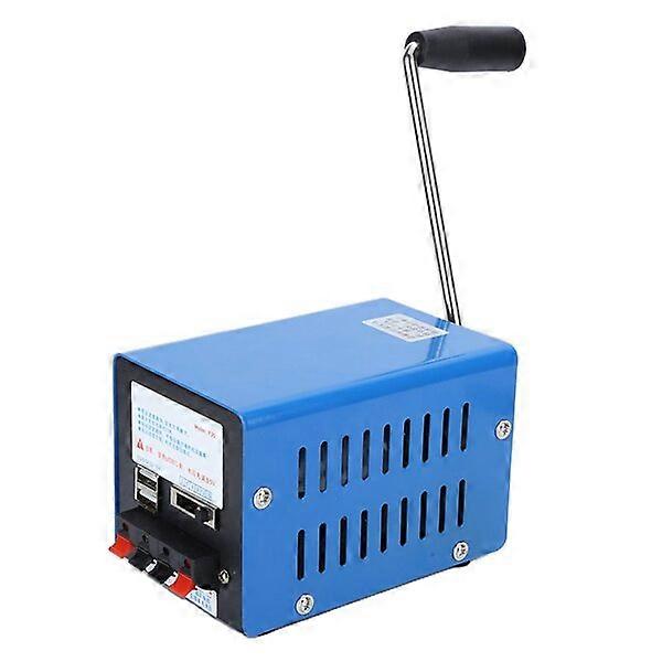 Hand-cranked generator, F20, maximum 15V output, approximately 800 grams